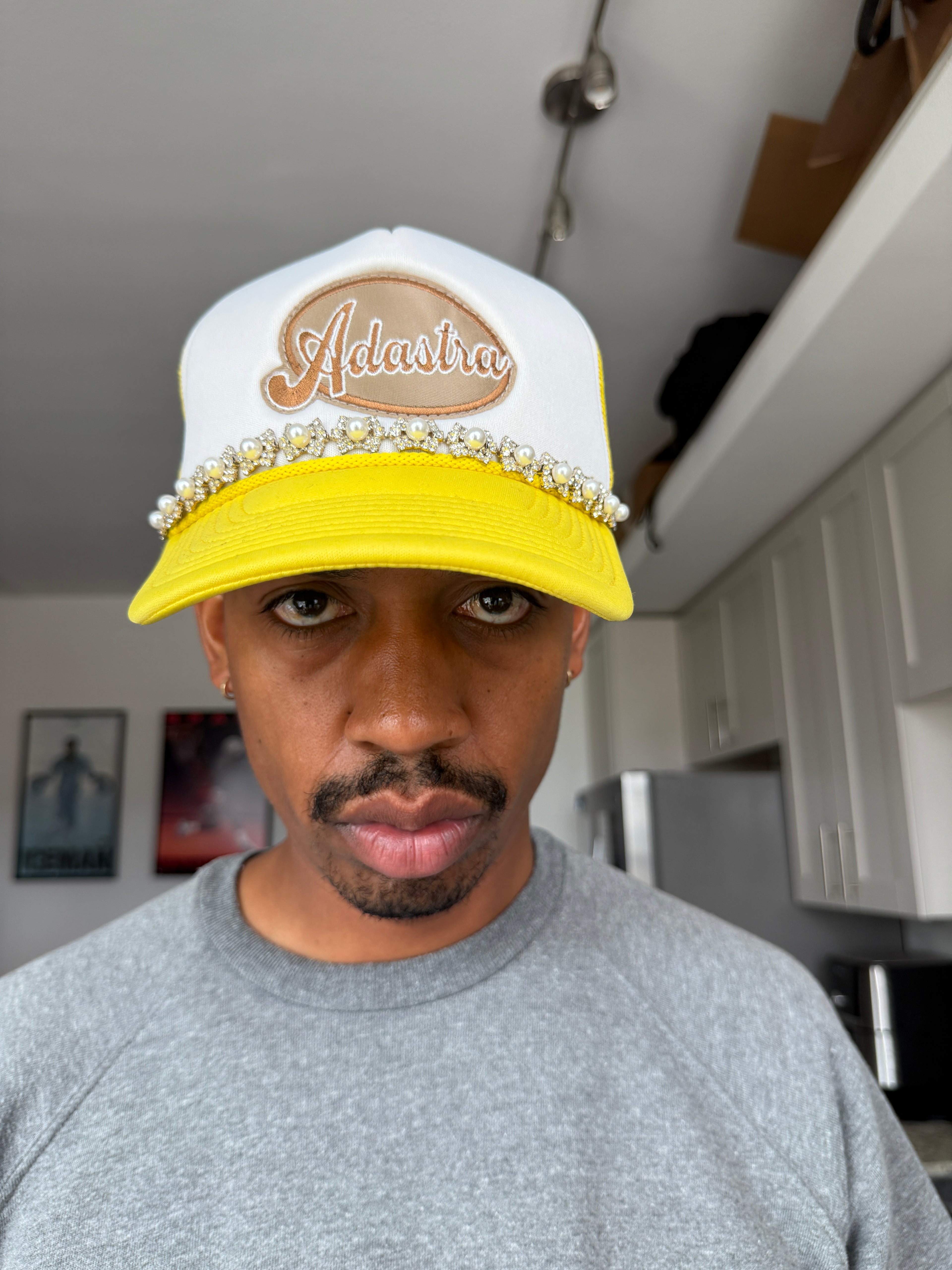 Adastral Yellow & White Trucker Cap