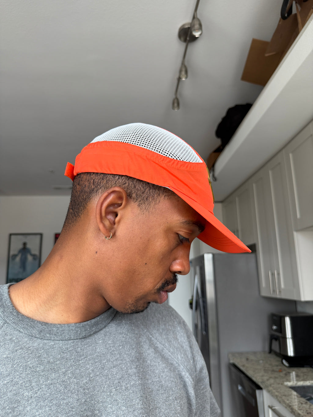 FUBU Orange & White Cap