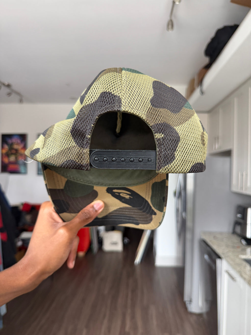 Vintage BAPE Camo Trucker Hat