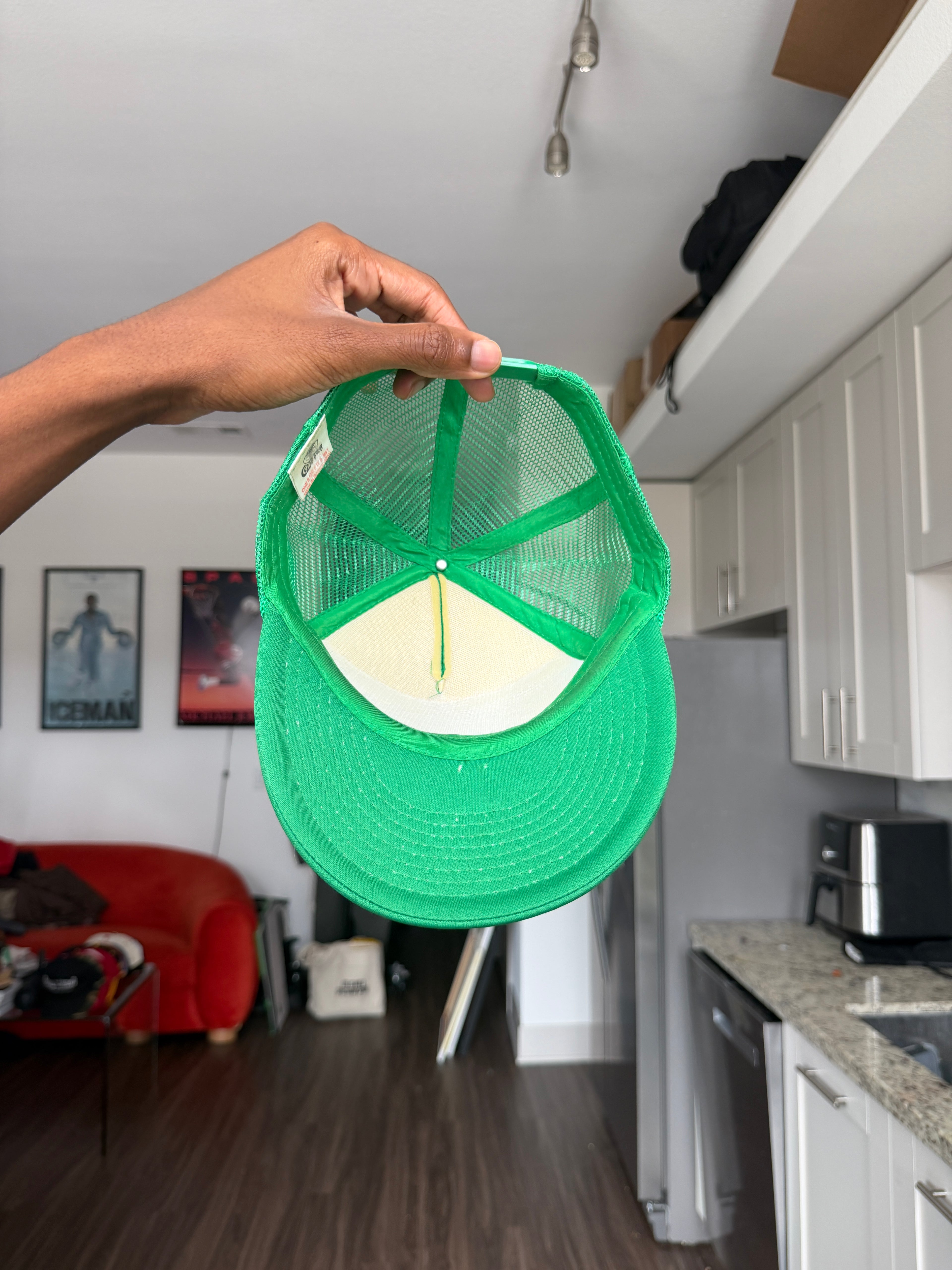 Japanese 7UP Green Trucker Hat