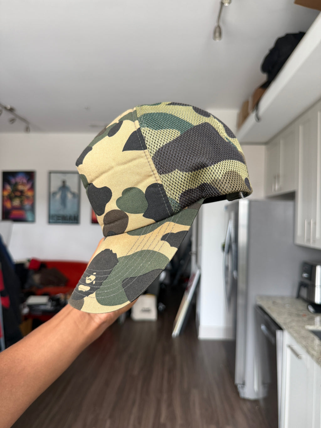 Vintage BAPE Camo Trucker Hat