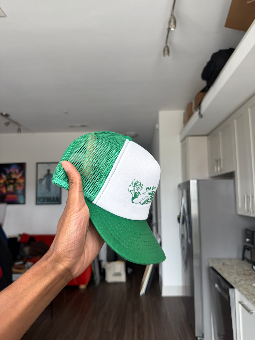 Easy Street Green & White Trucker Cap