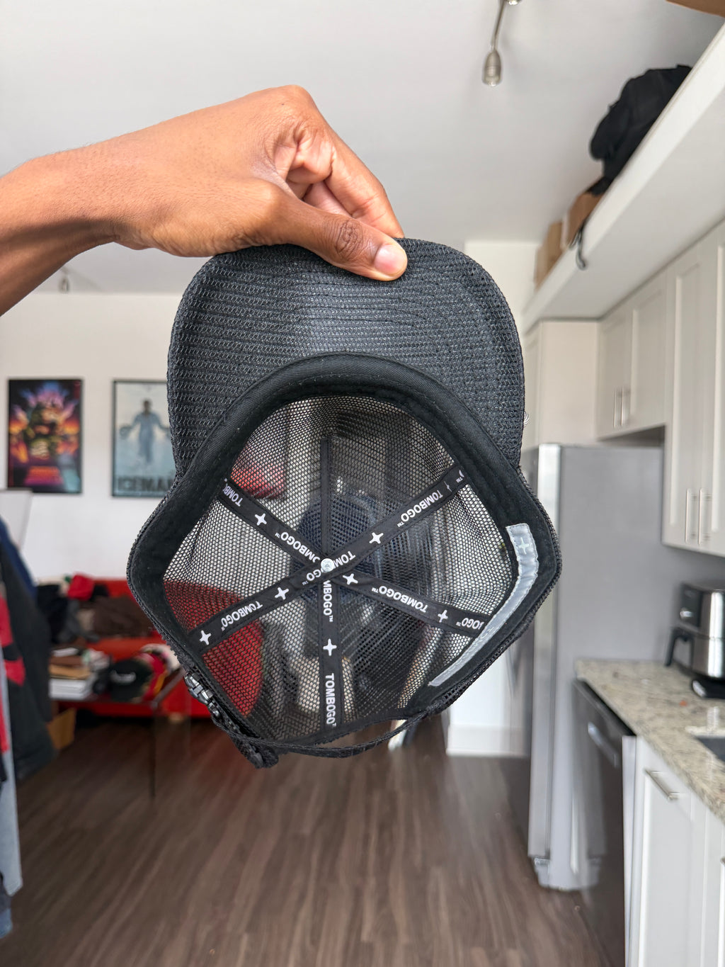 TOMBOgo Bike Chain Black Mesh Trucker Hat