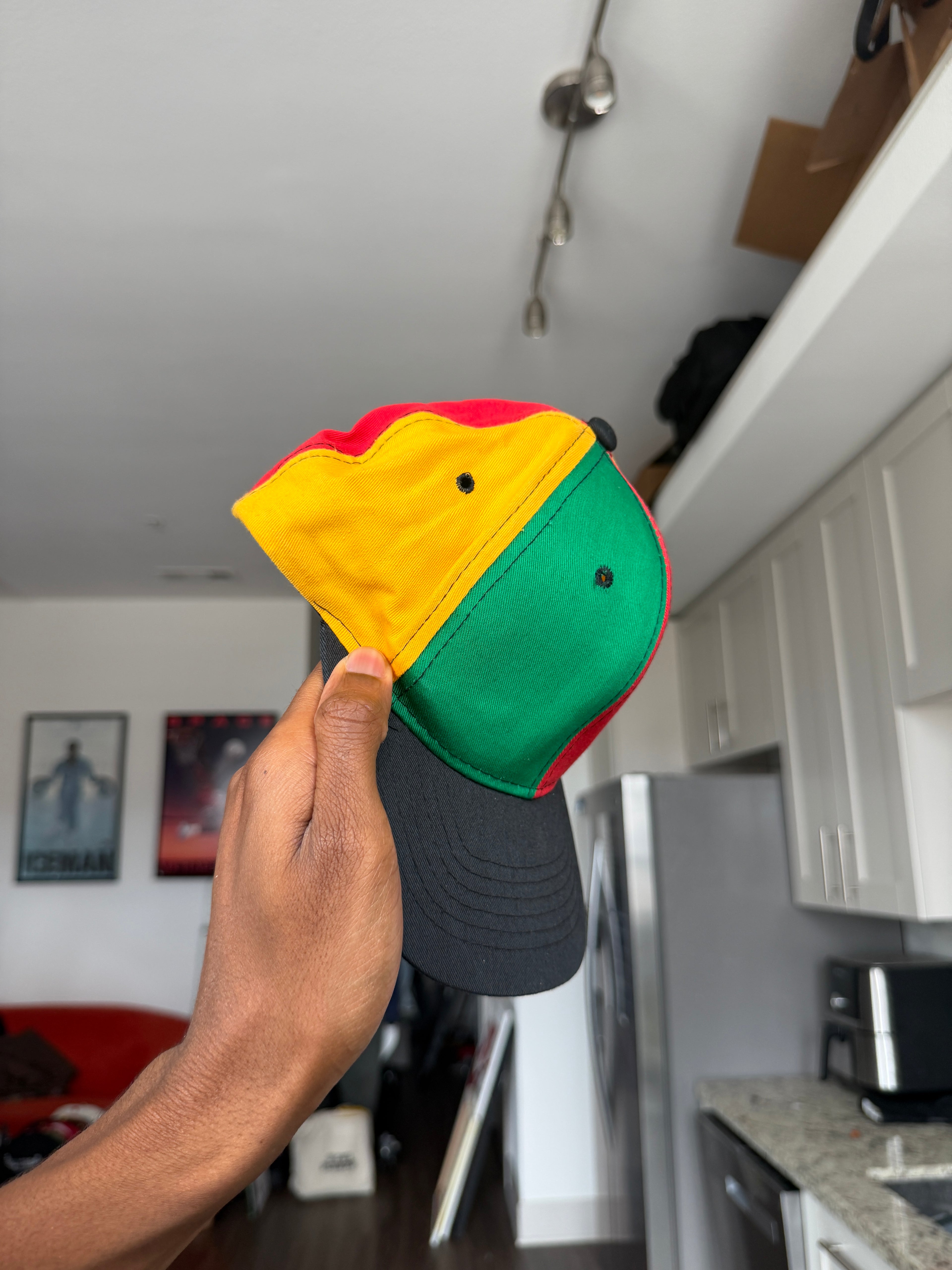 Rasta Red, Green & Yellow Snapback Cap