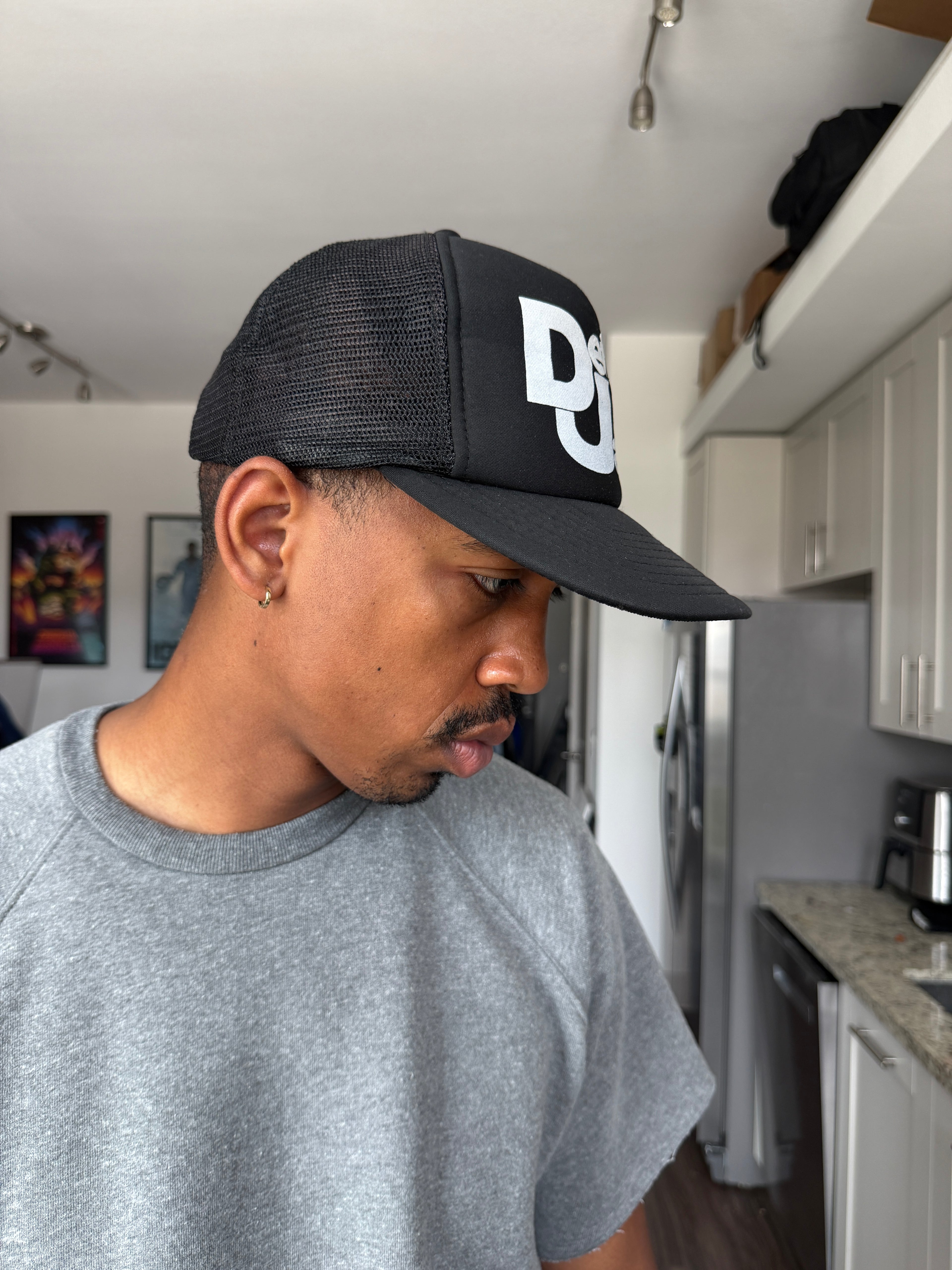 Vintage Def Jam Records Black Trucker Cap
