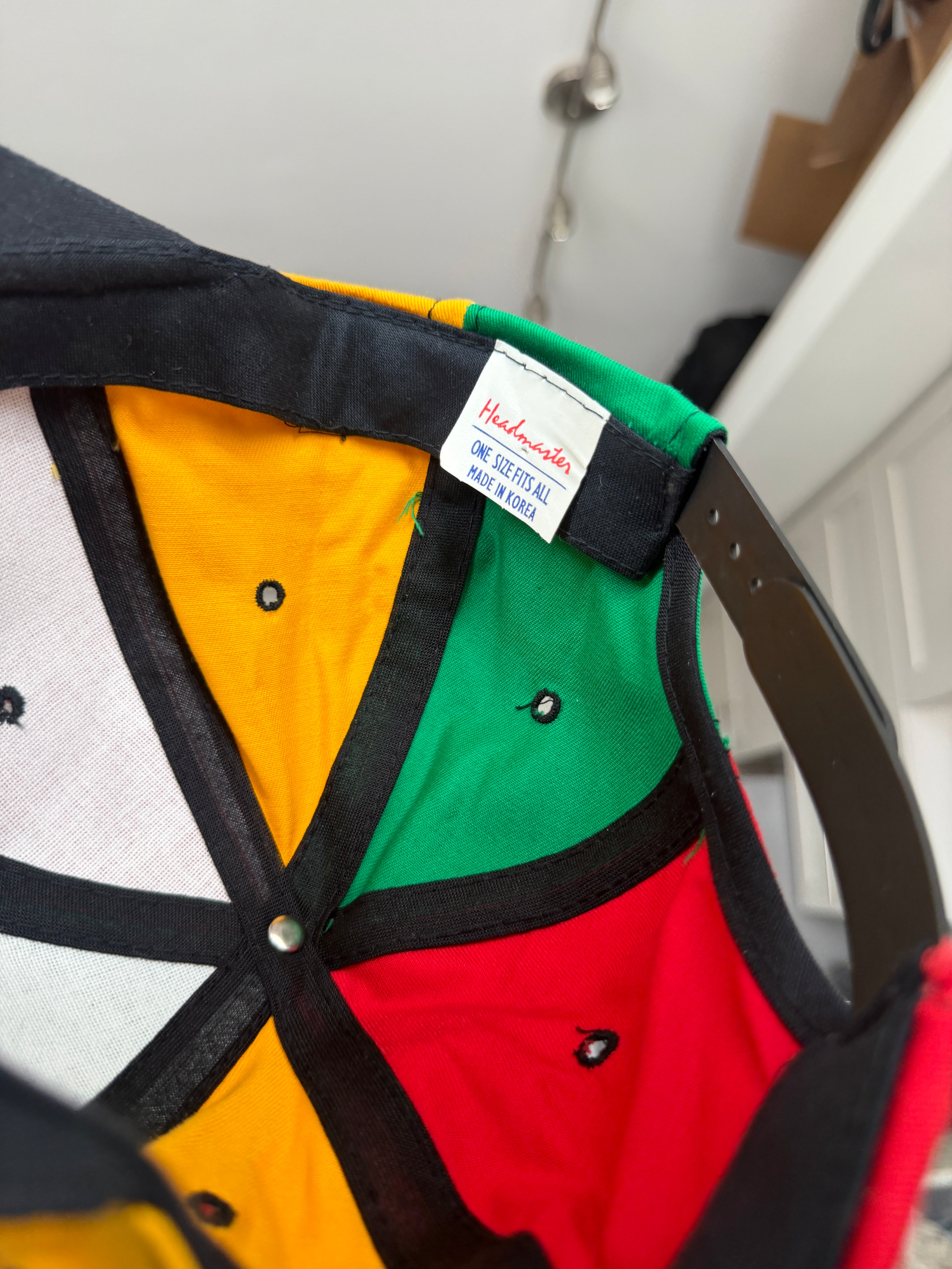 Rasta Red, Green & Yellow Snapback Cap