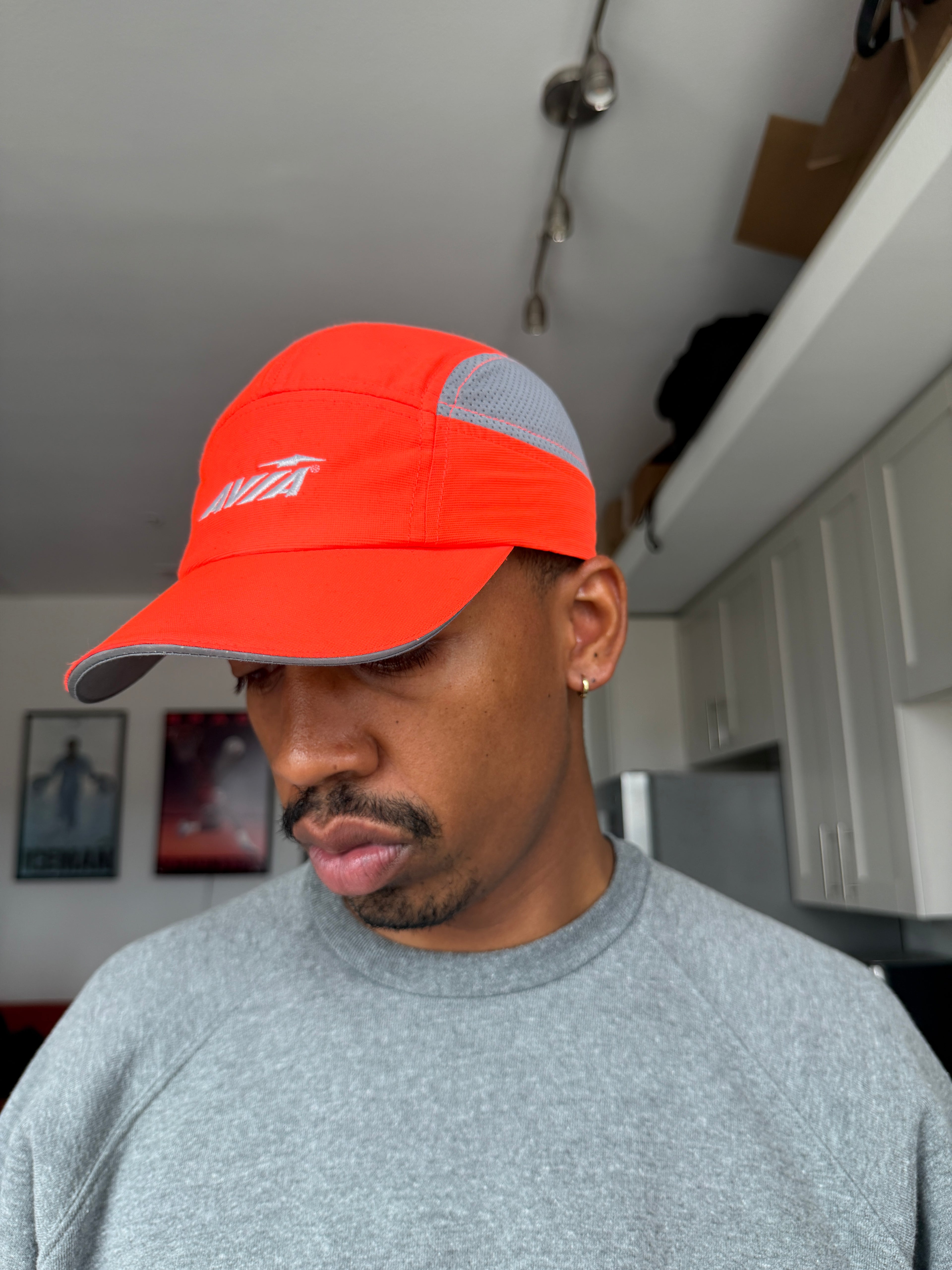 Avia Orange & Grey Baseball Cap