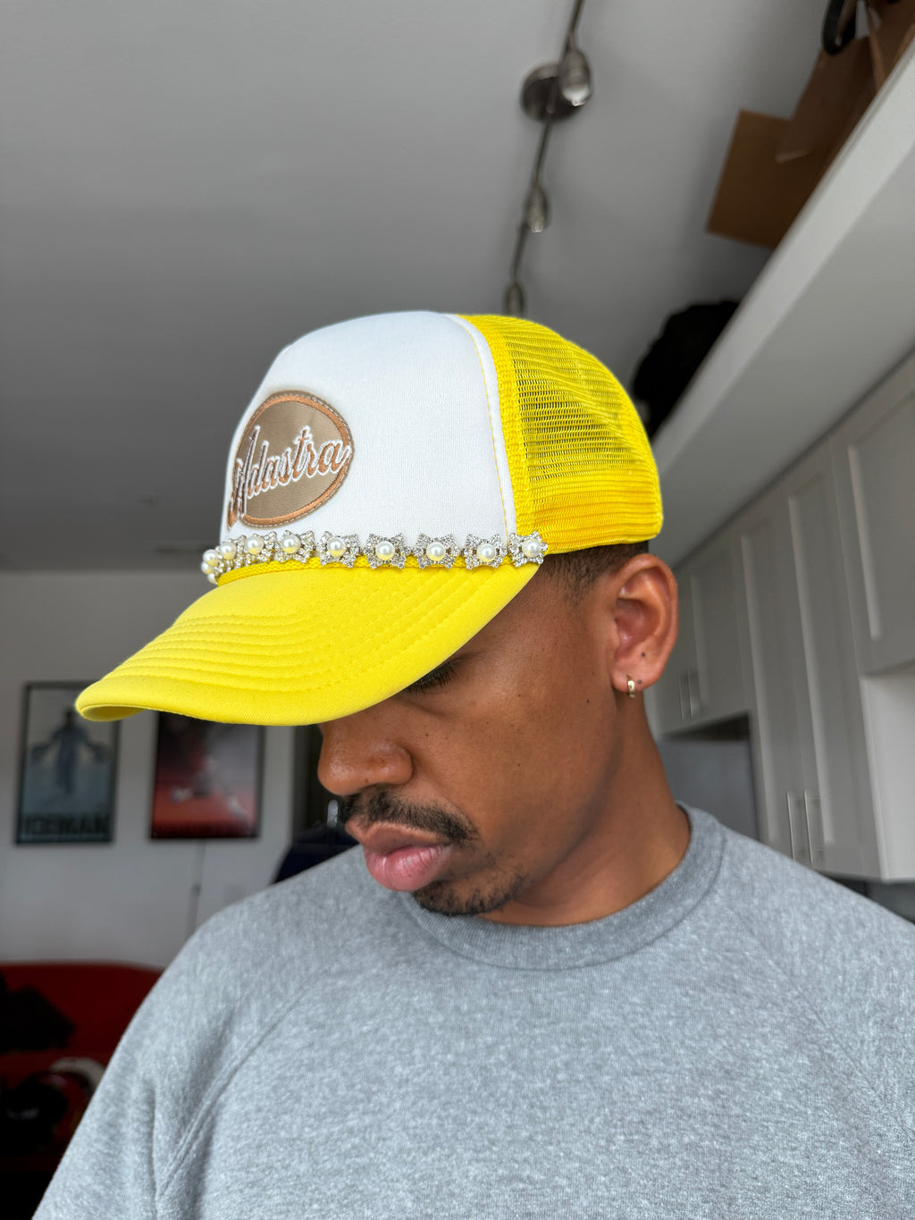 Adastral Yellow & White Trucker Cap