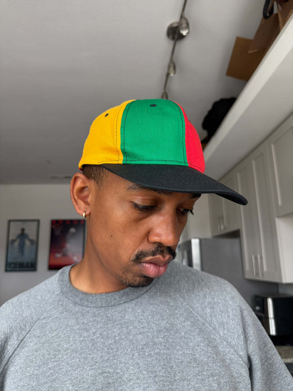Rasta Red, Green & Yellow Snapback Cap