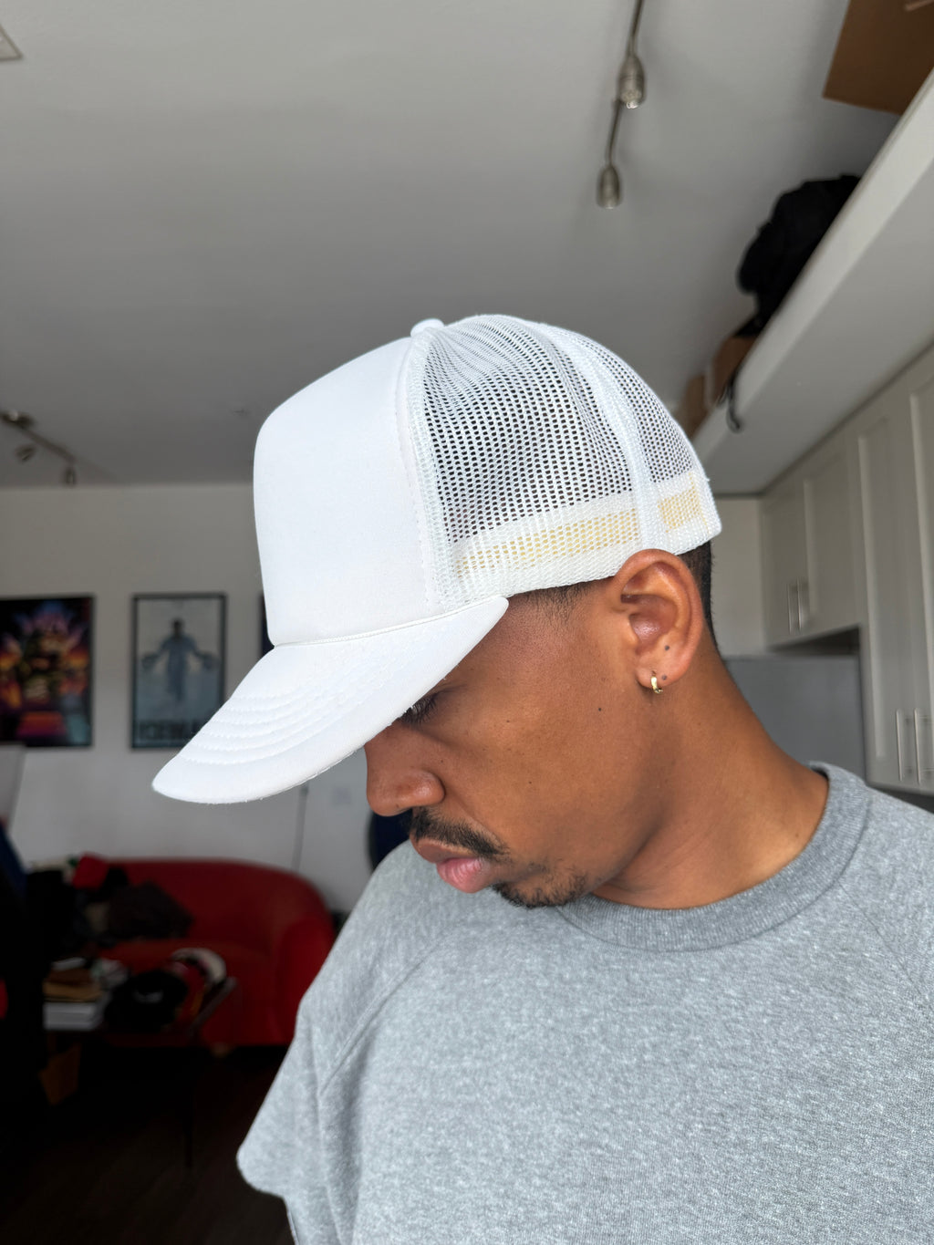 Vintage White Trucker Cap