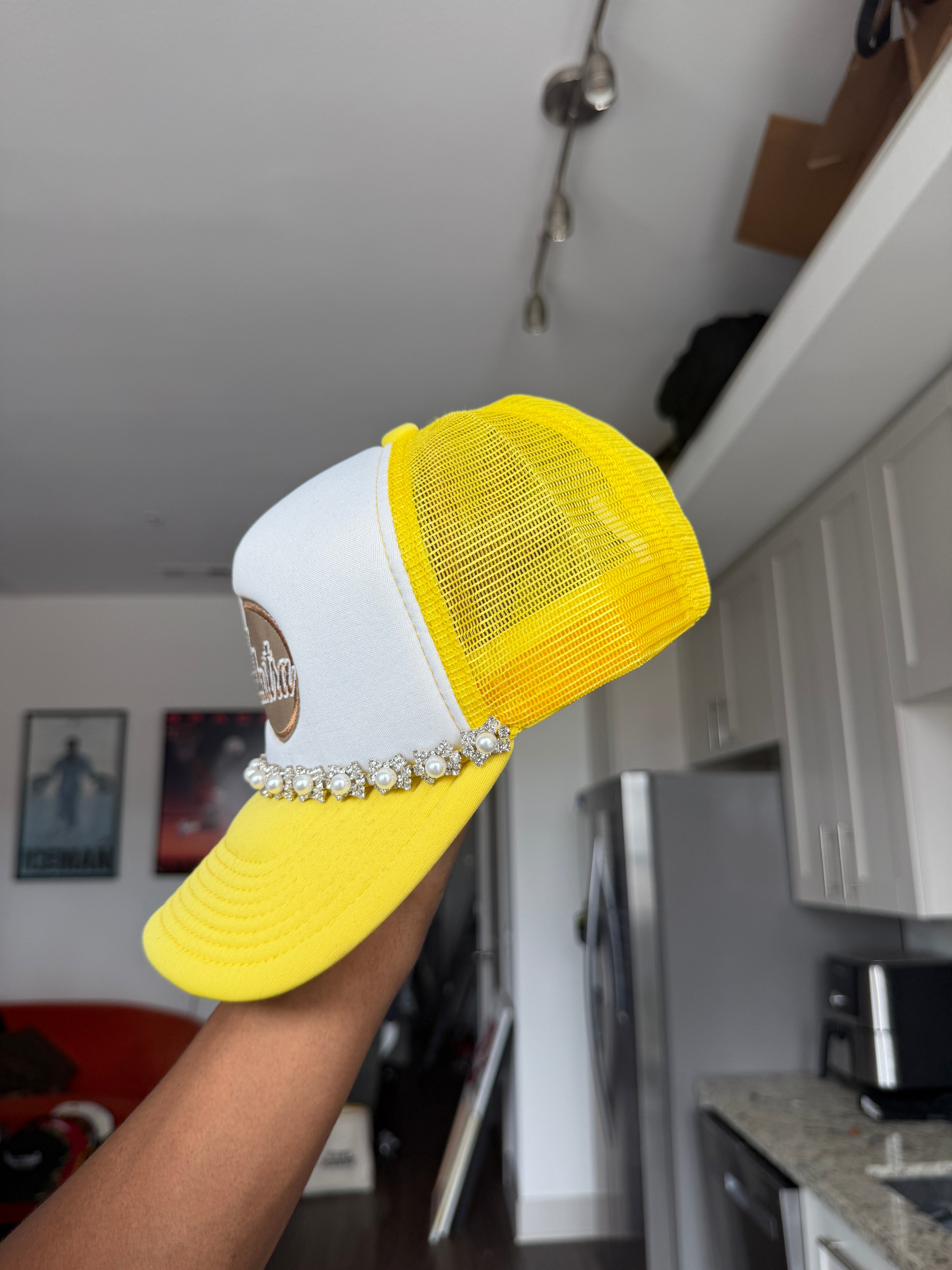 Adastral Yellow & White Trucker Cap