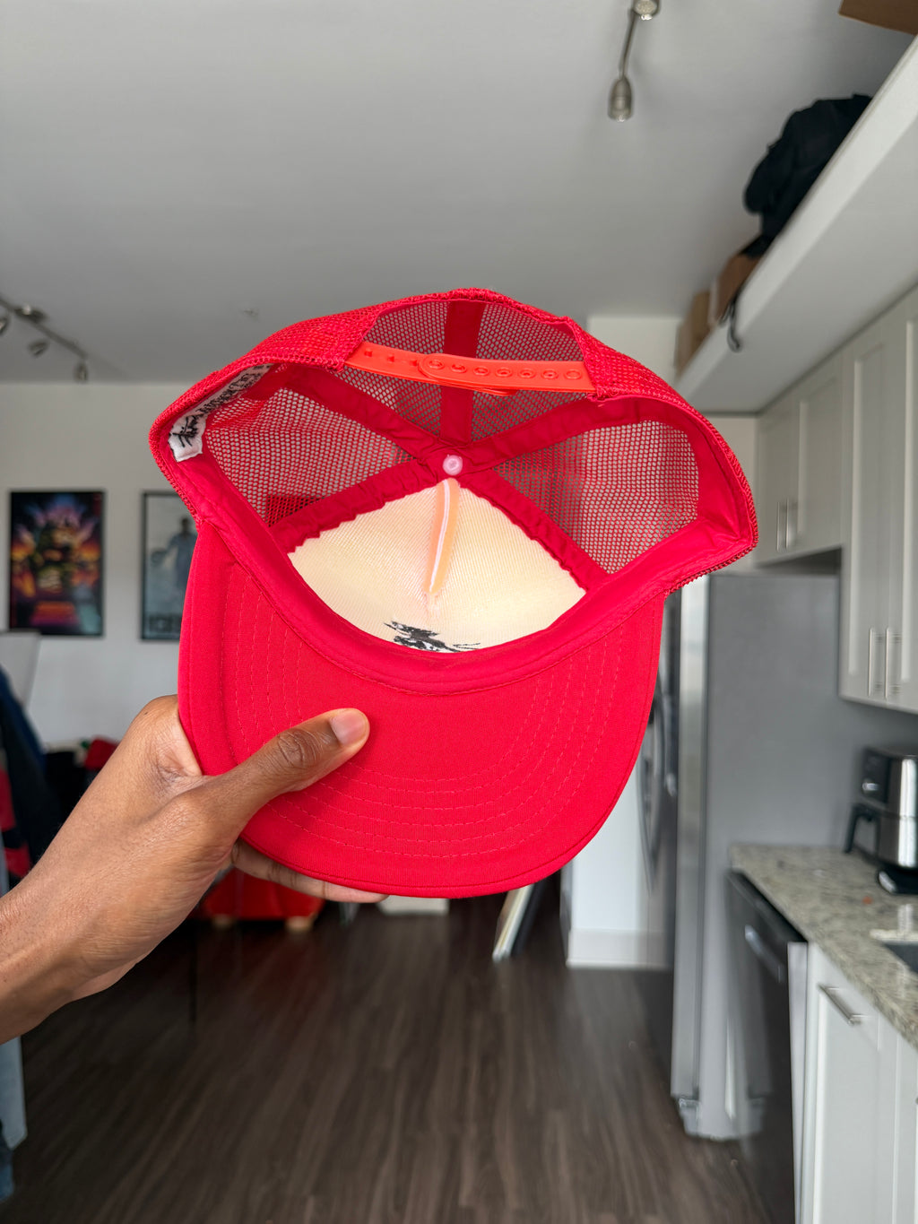 Stüssy Red & White Trucker Cap
