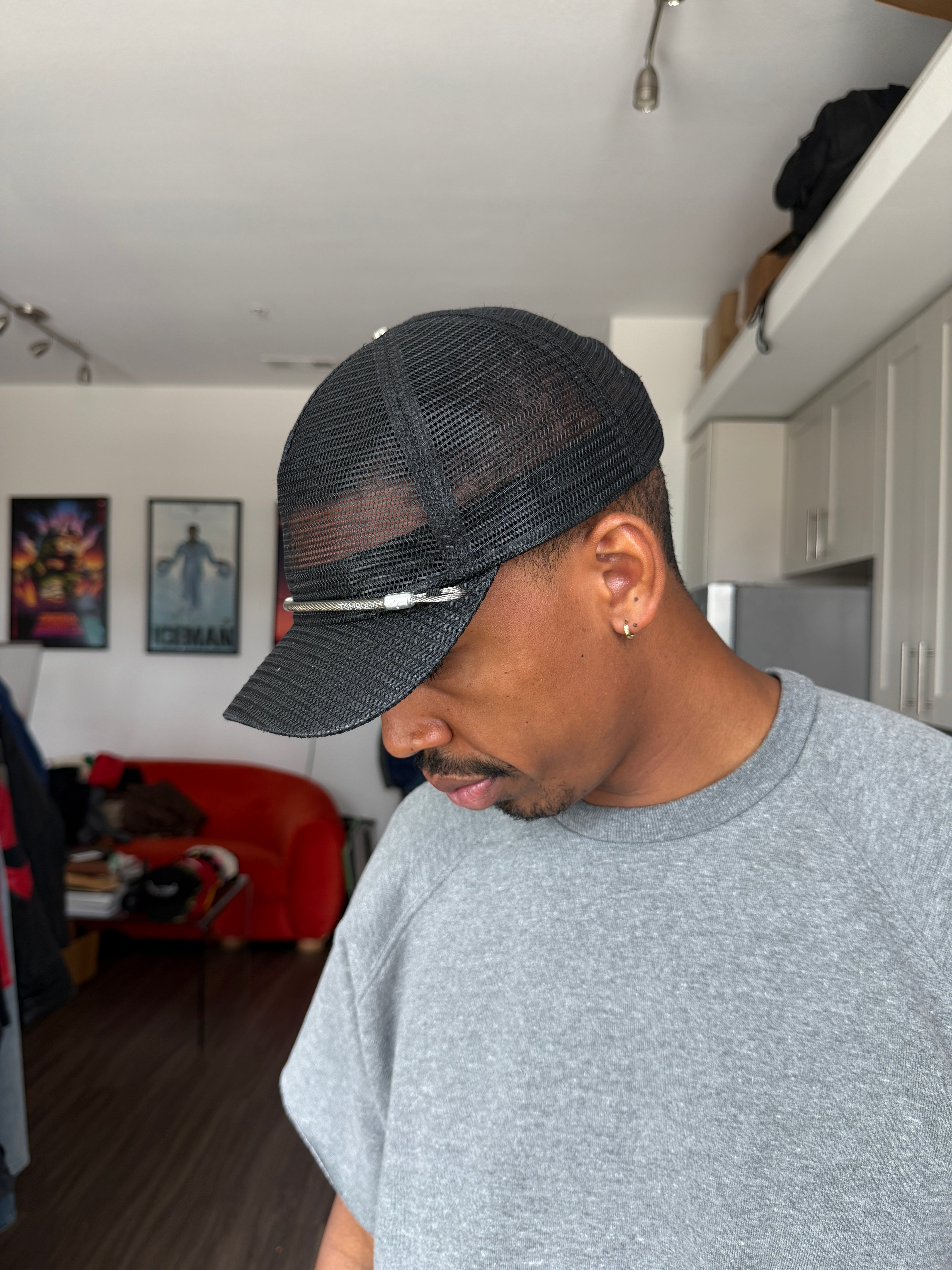 TOMBOgo Bike Chain Black Mesh Trucker Hat
