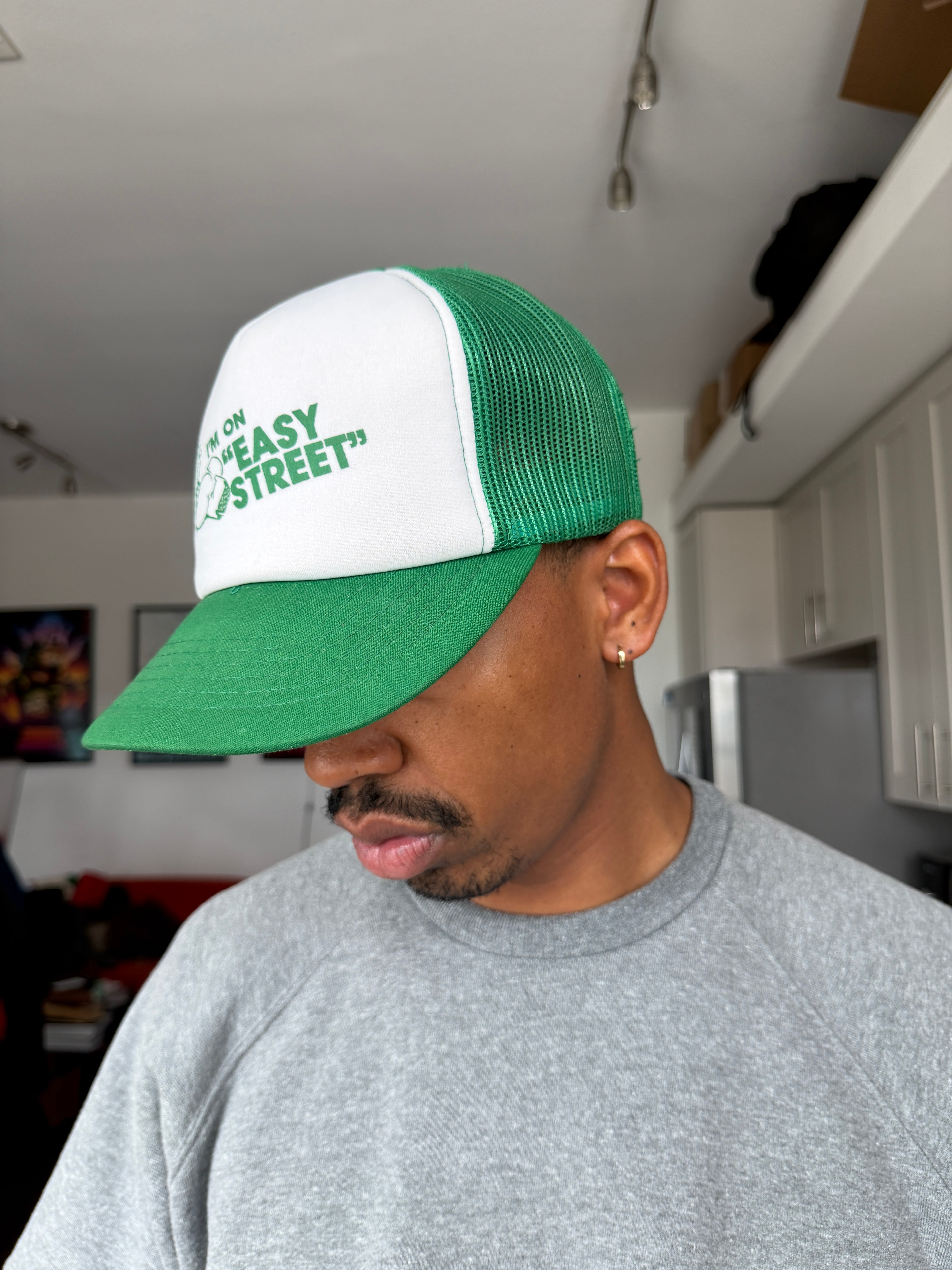 Easy Street Green & White Trucker Cap