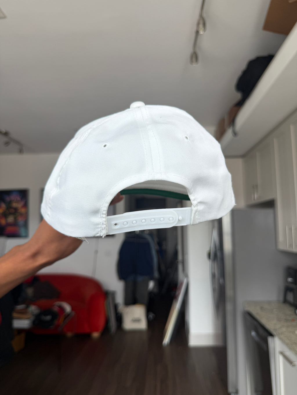 Vintage USA White Baseball Cap