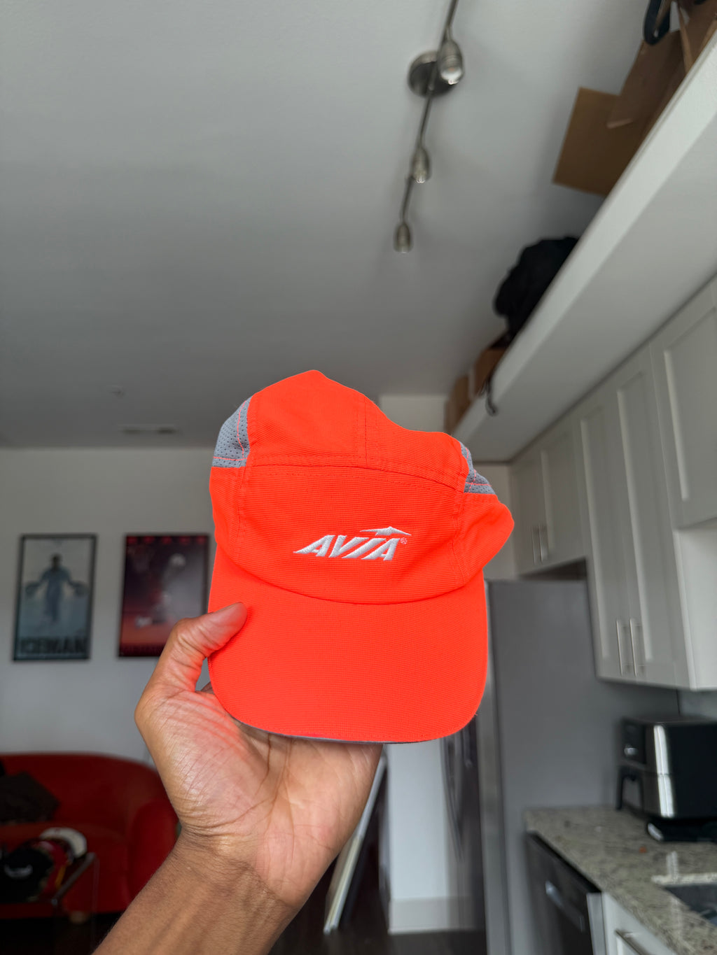 Avia Orange & Grey Baseball Cap