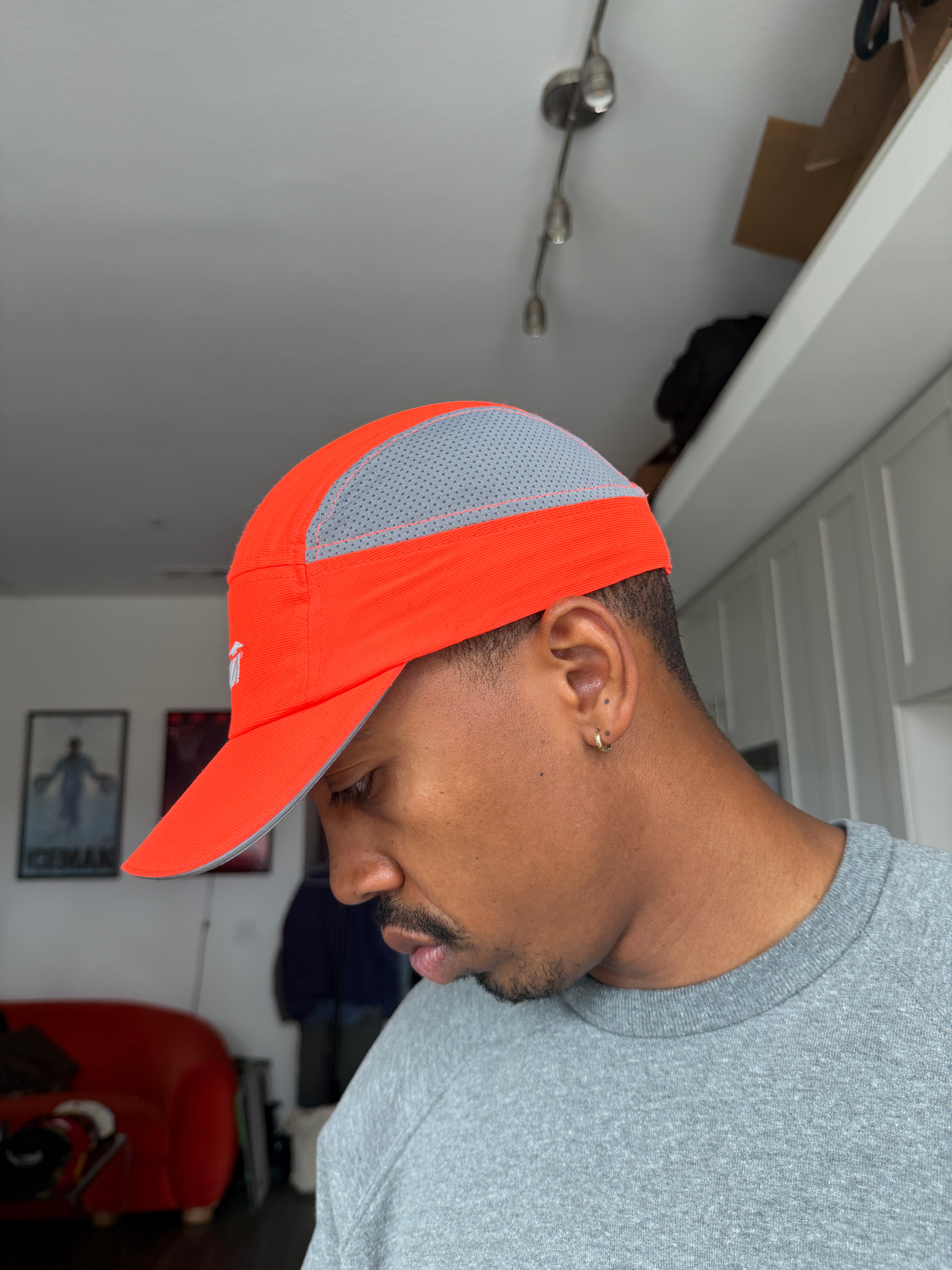 Avia Orange & Grey Baseball Cap