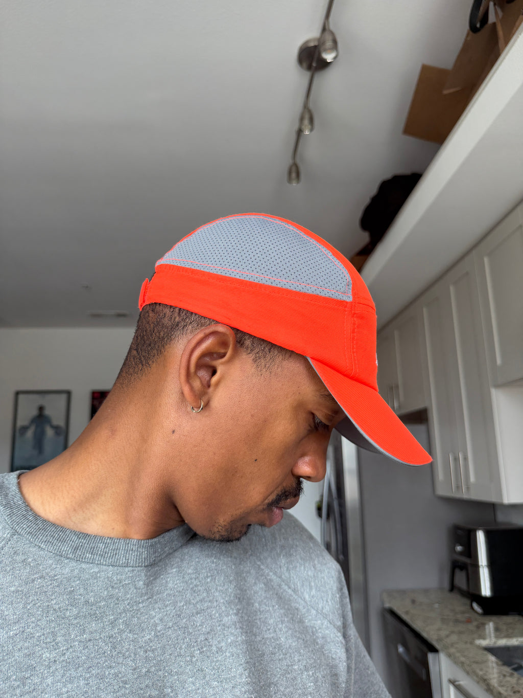 Avia Orange & Grey Baseball Cap