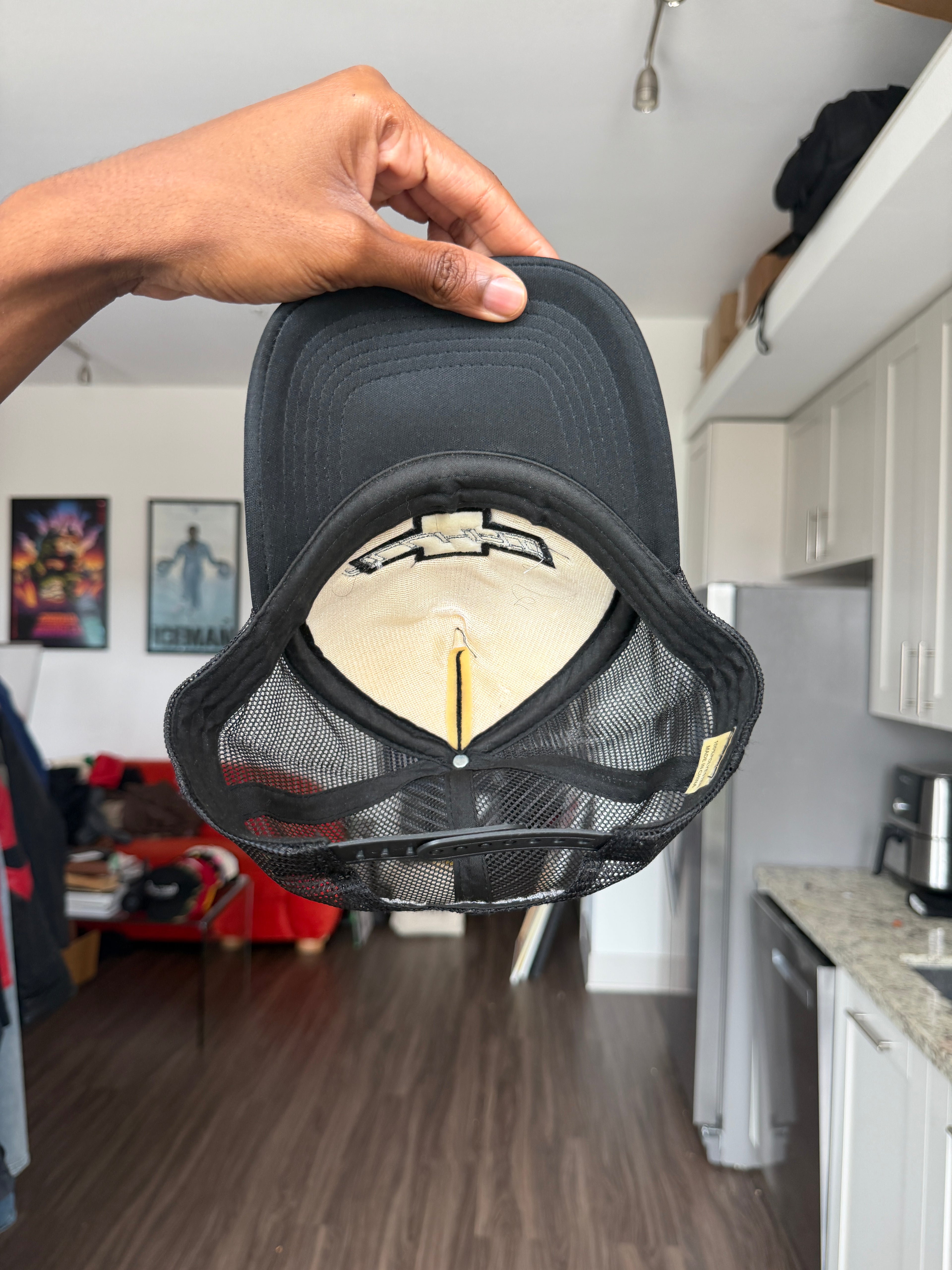 ALLHAIL Black Trucker Cap