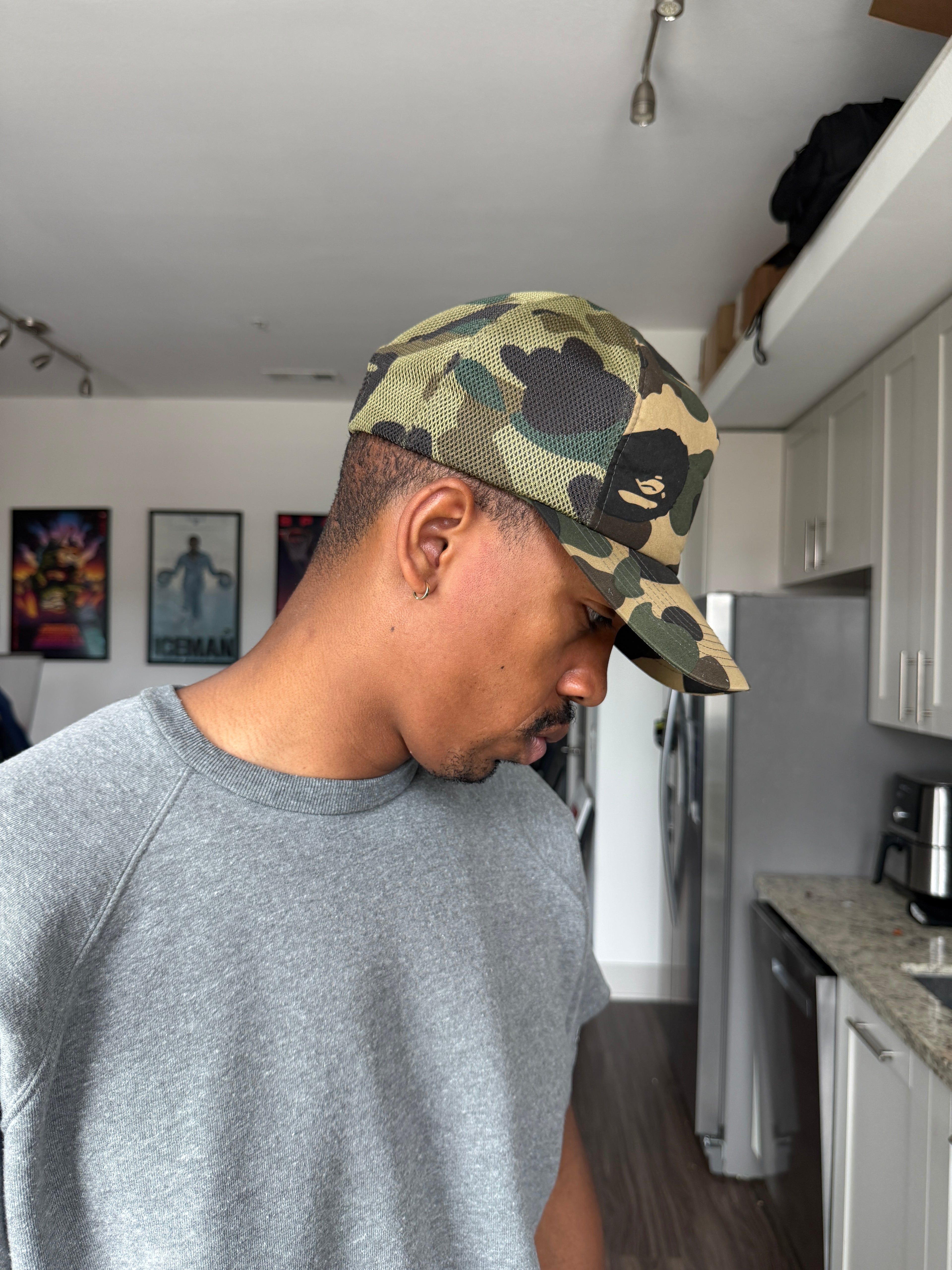 Vintage BAPE Camo Trucker Hat