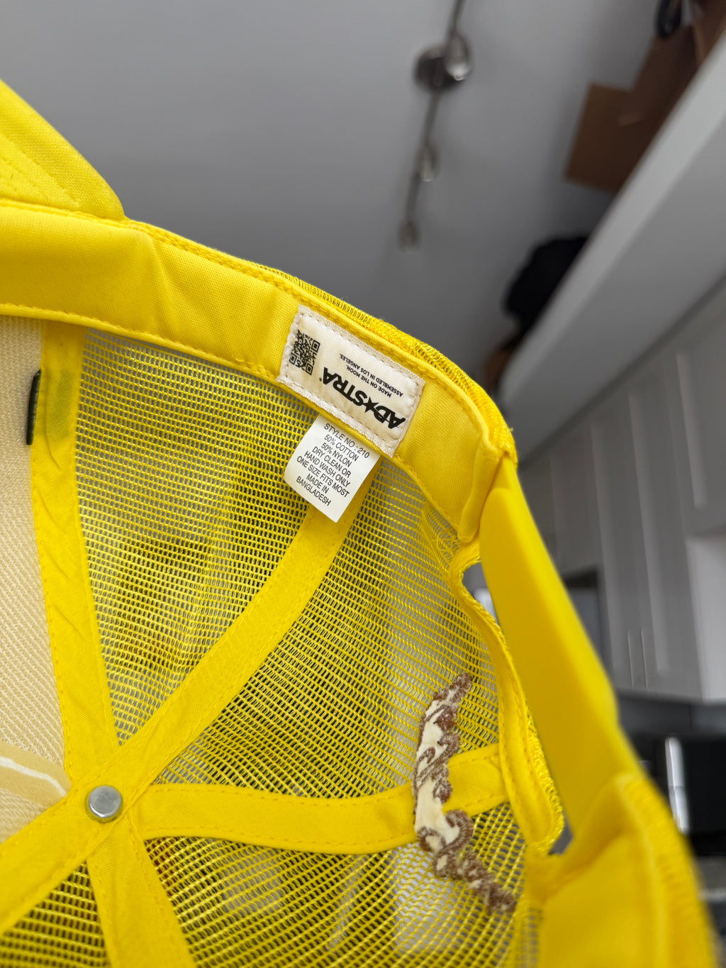 Adastral Yellow & White Trucker Cap