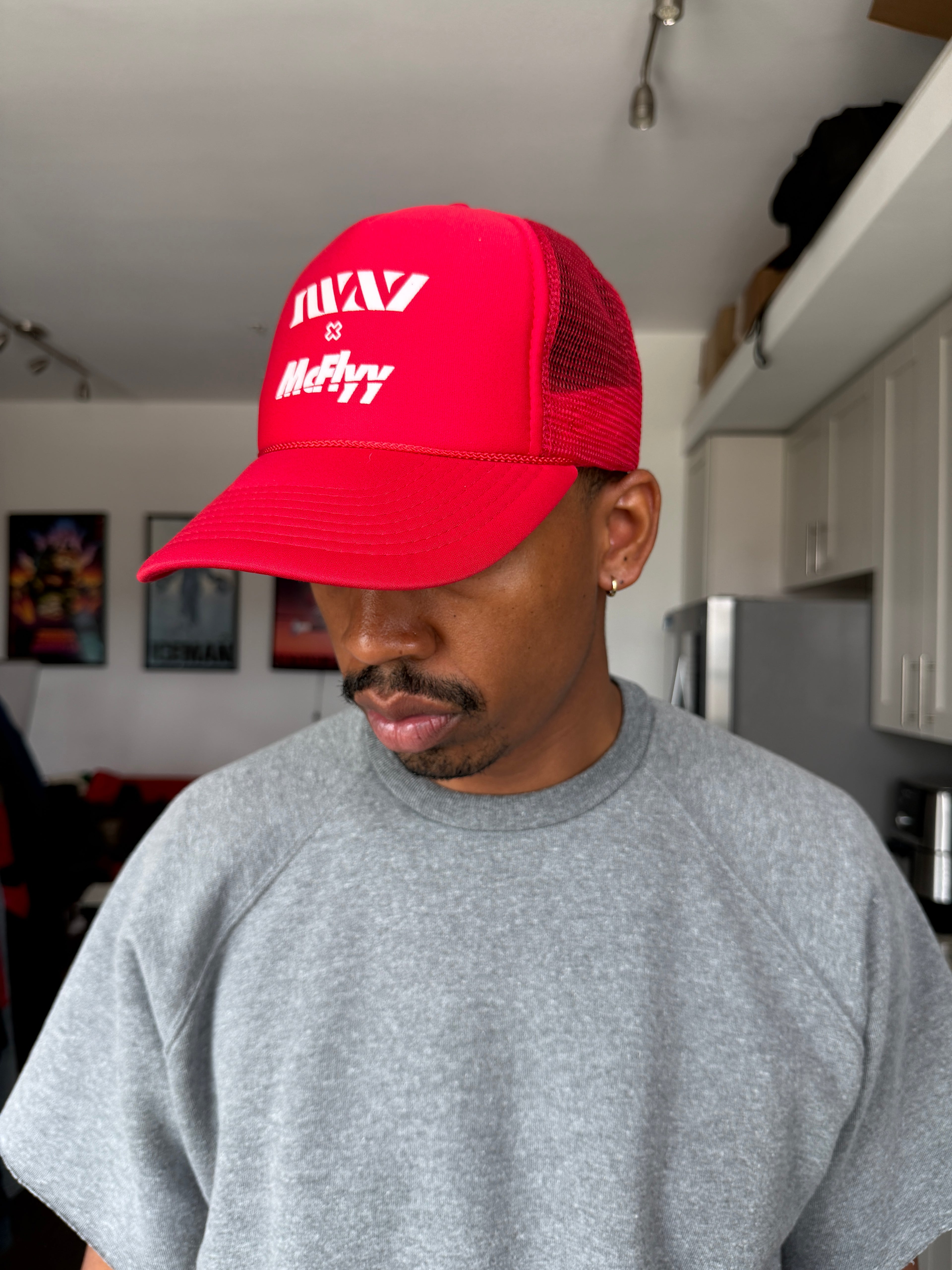 McFlyy x VAV Red Trucker Cap