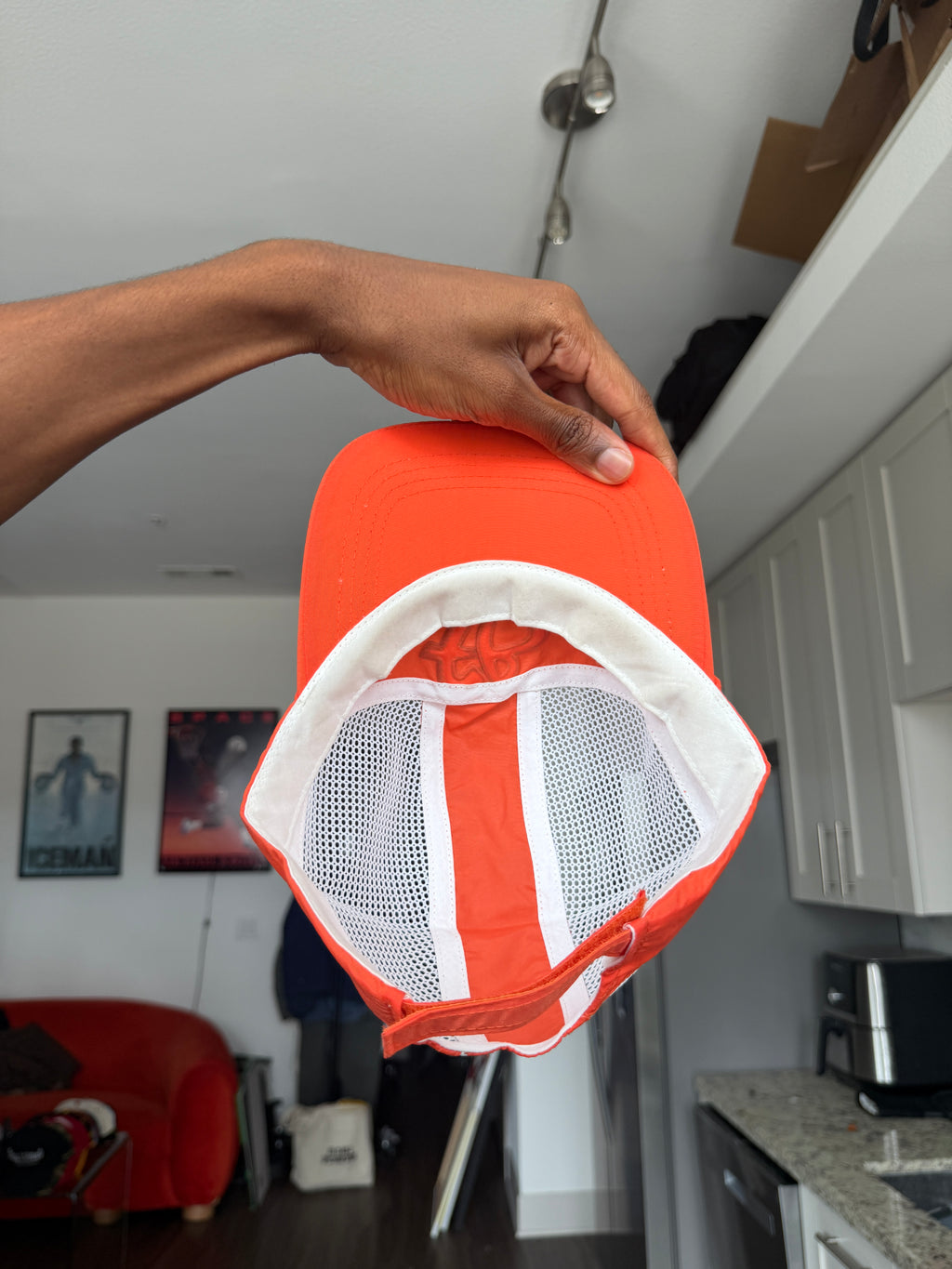 FUBU Orange & White Cap