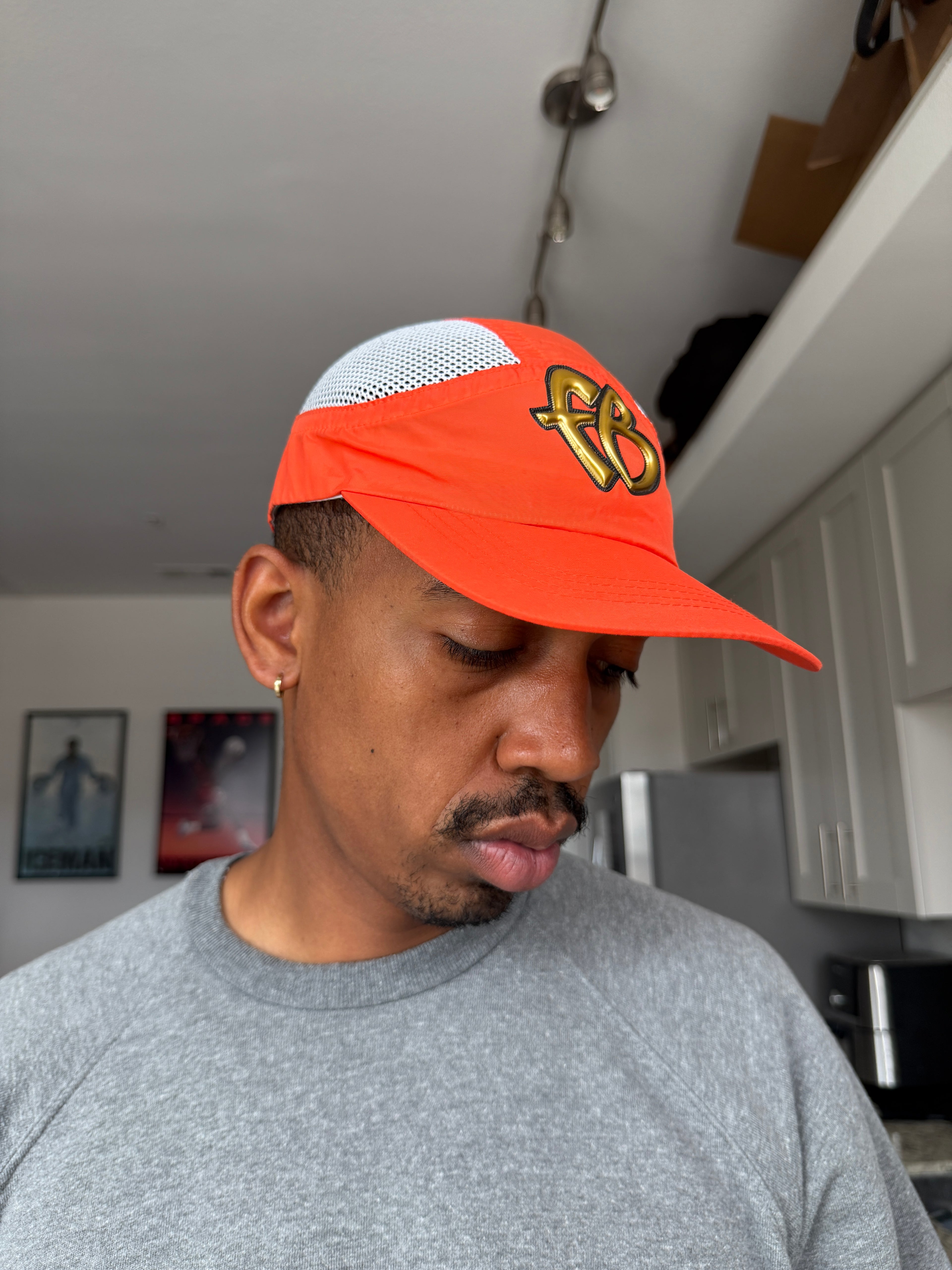 FUBU Orange & White Cap