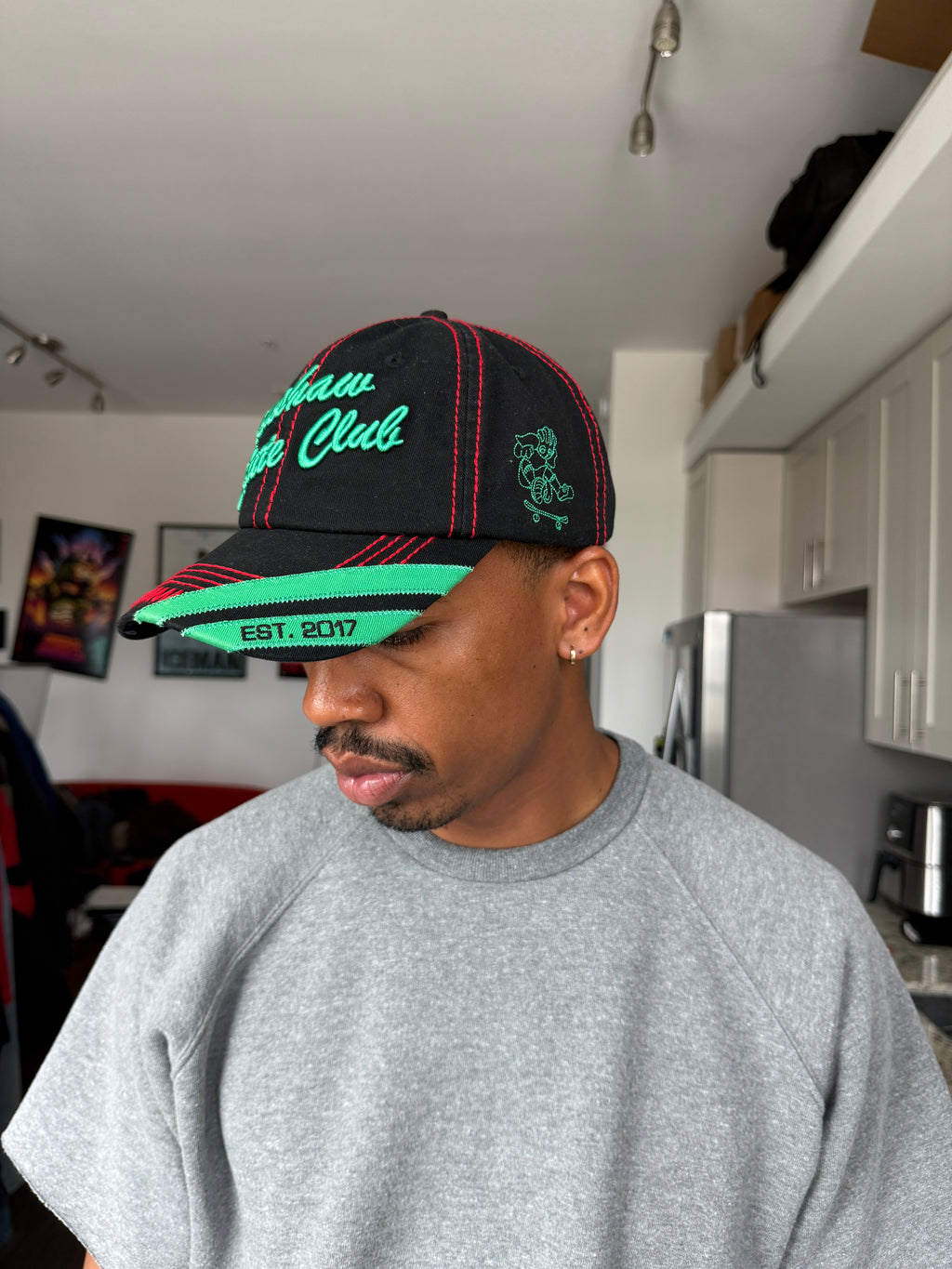 Crenshaw Skate Club Black Cap