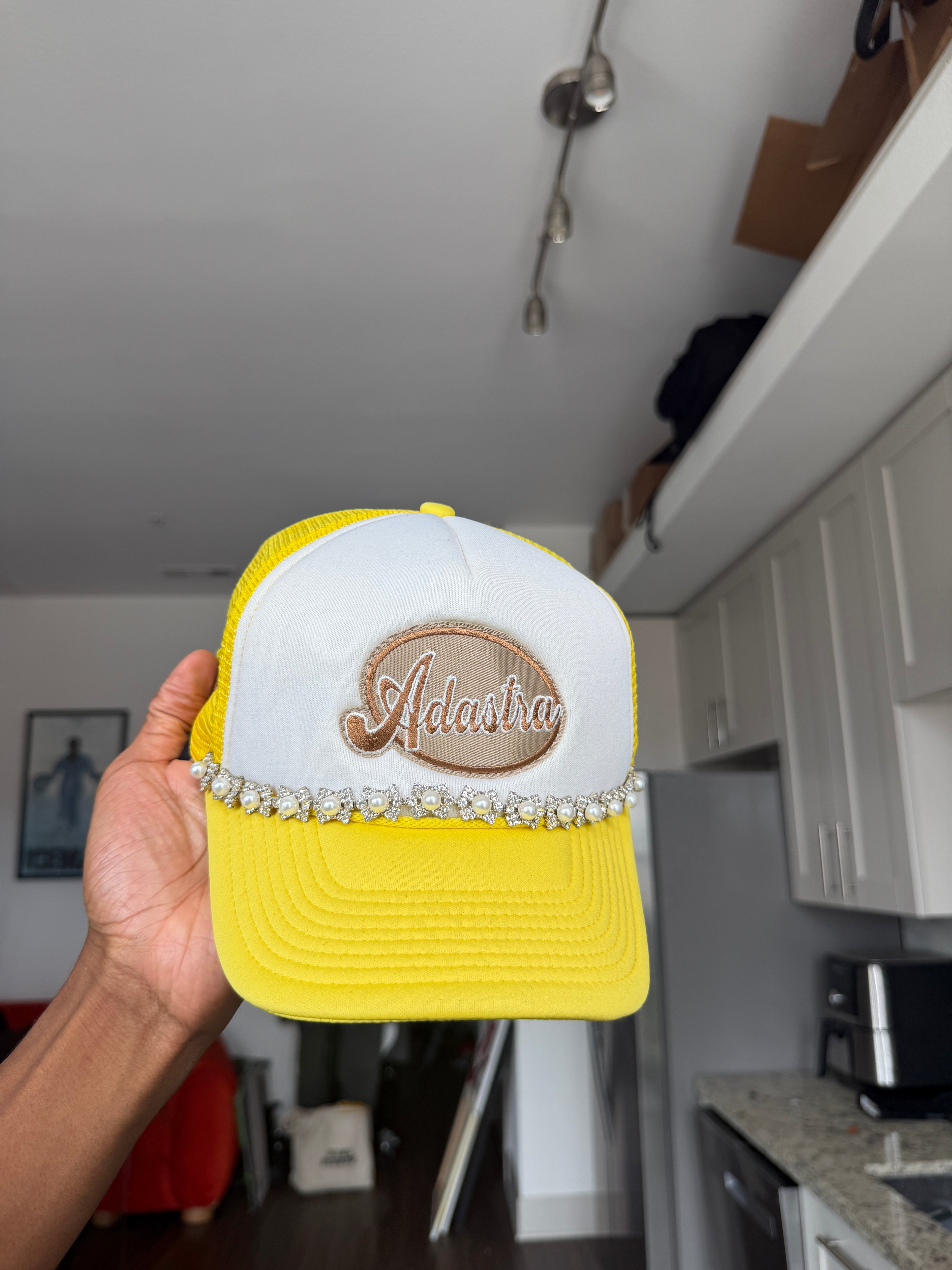 Adastral Yellow & White Trucker Cap