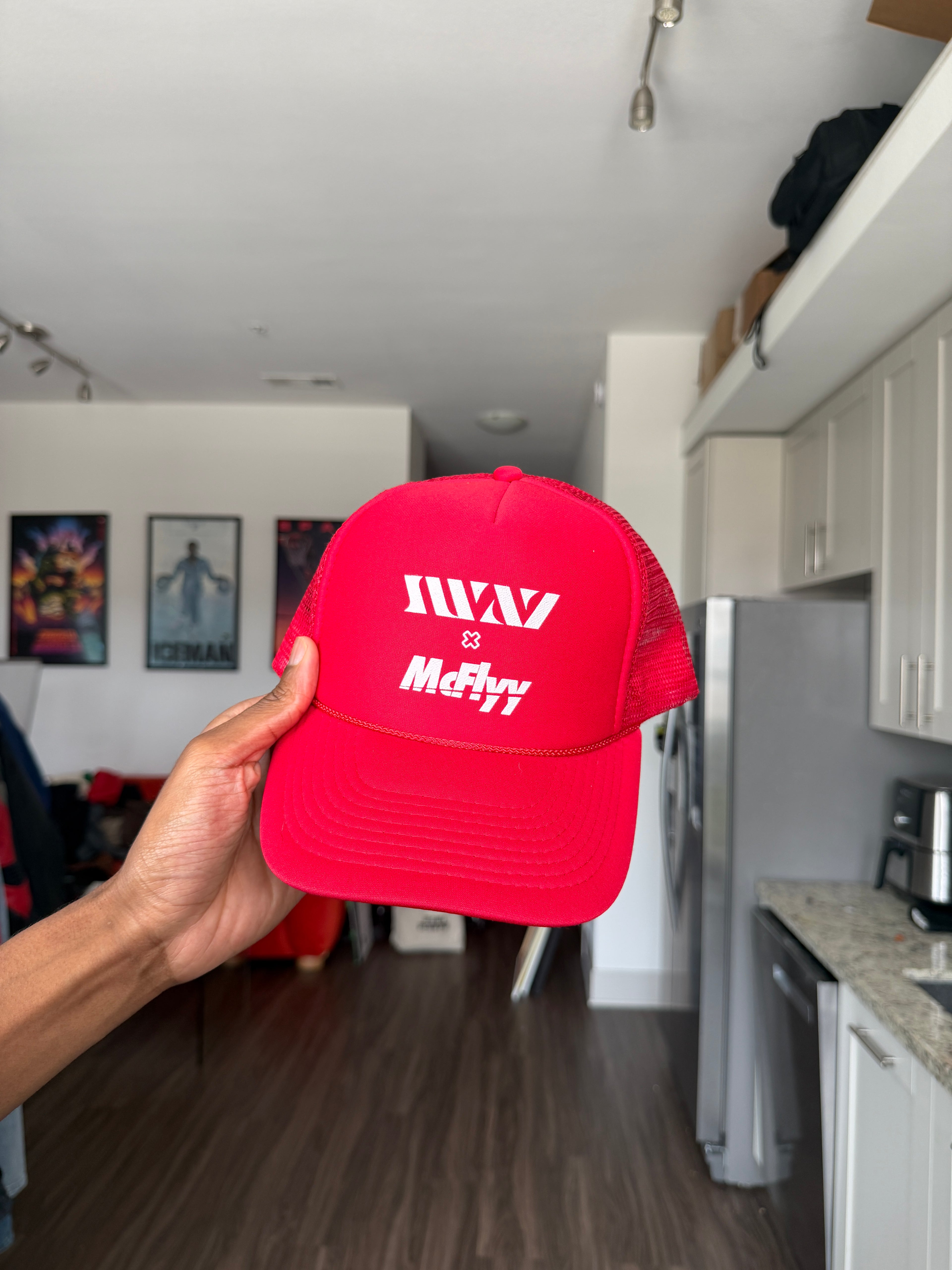 McFlyy x VAV Red Trucker Cap