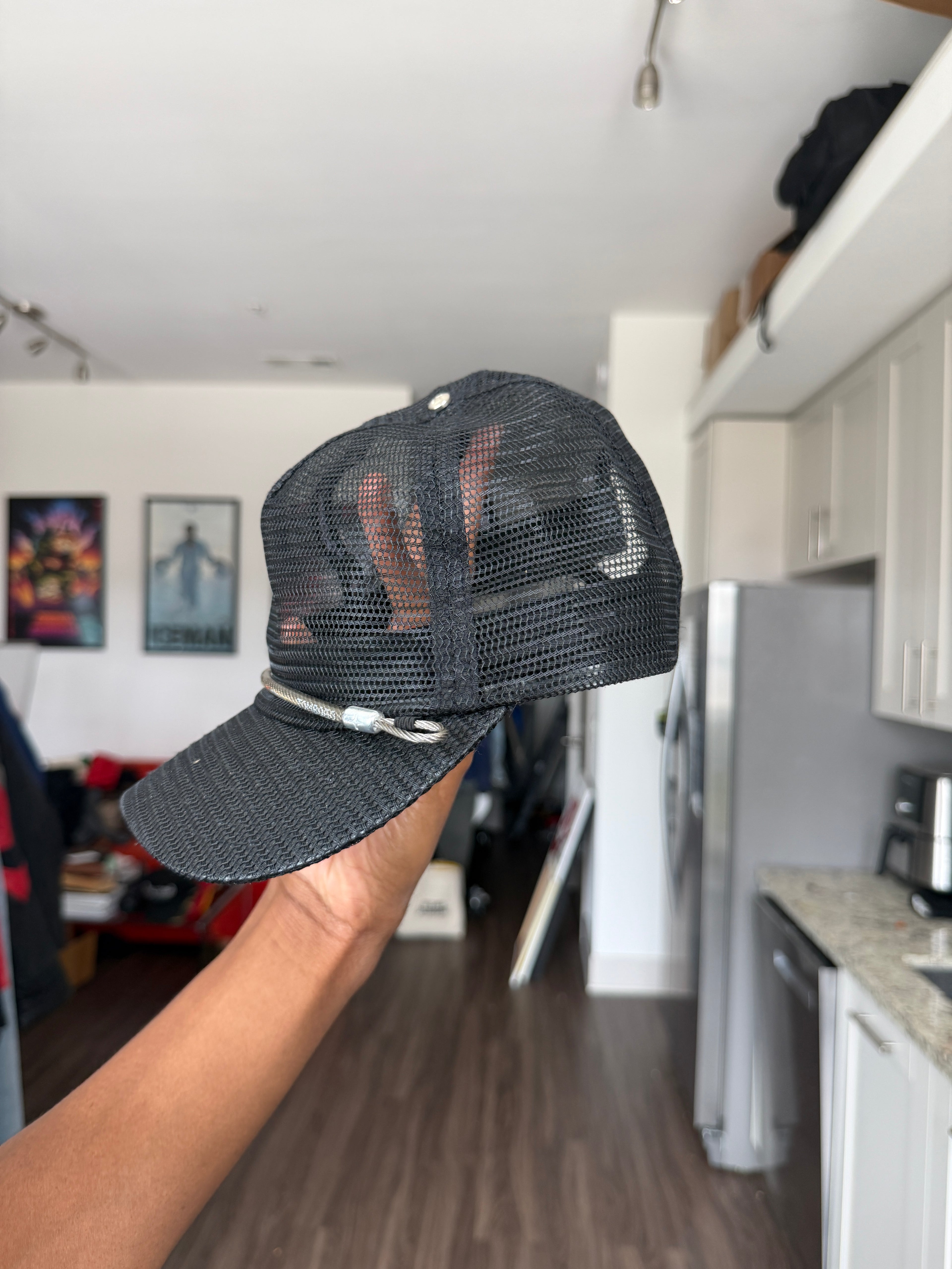 TOMBOgo Bike Chain Black Mesh Trucker Hat