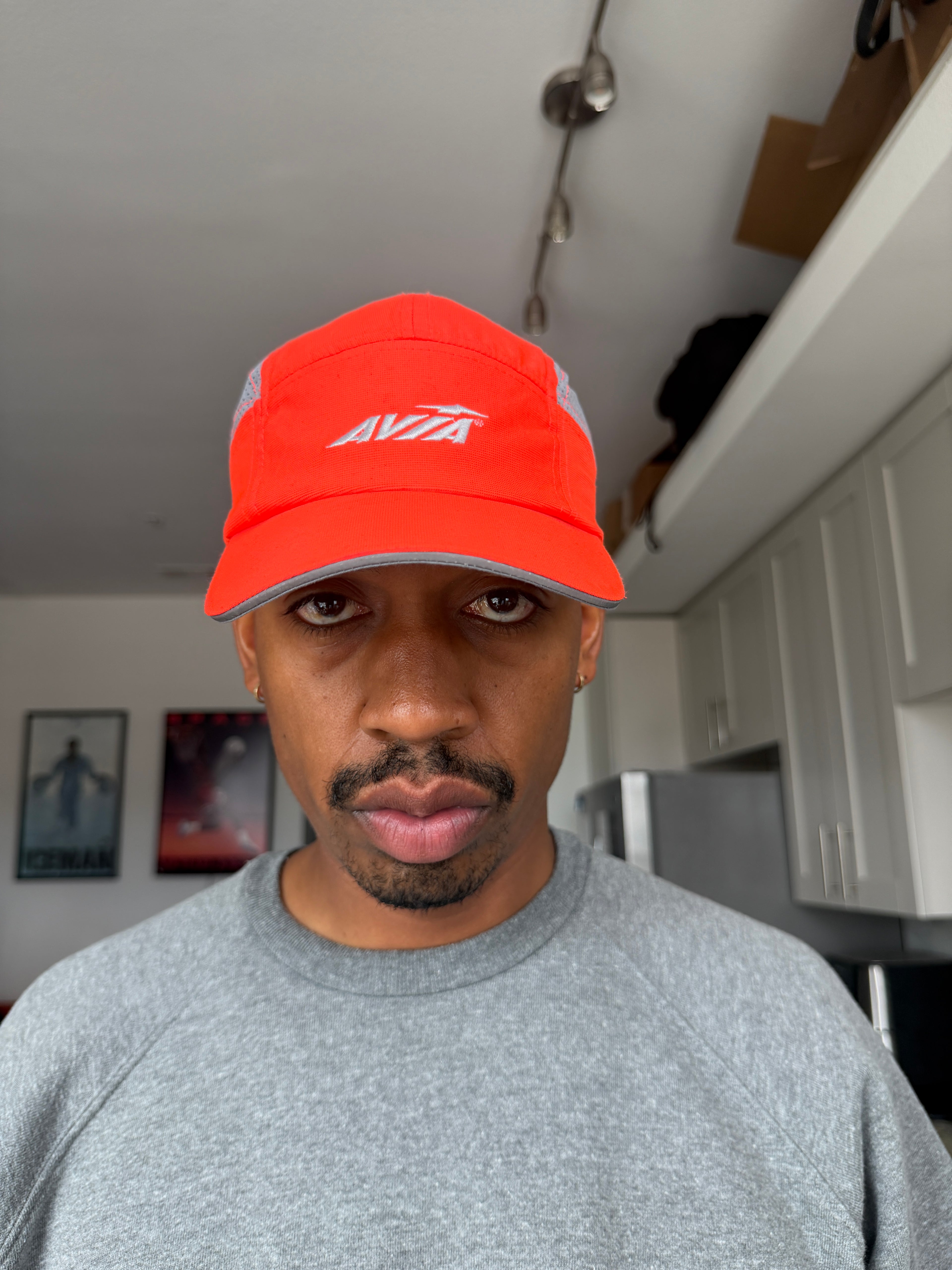 Avia Orange & Grey Baseball Cap