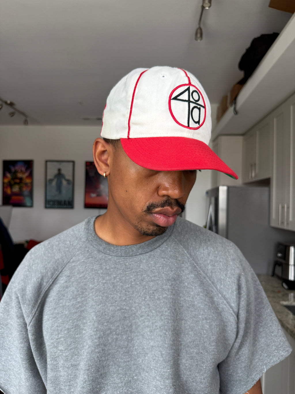 40 Acres and a Mule White & Red Baseball Cap