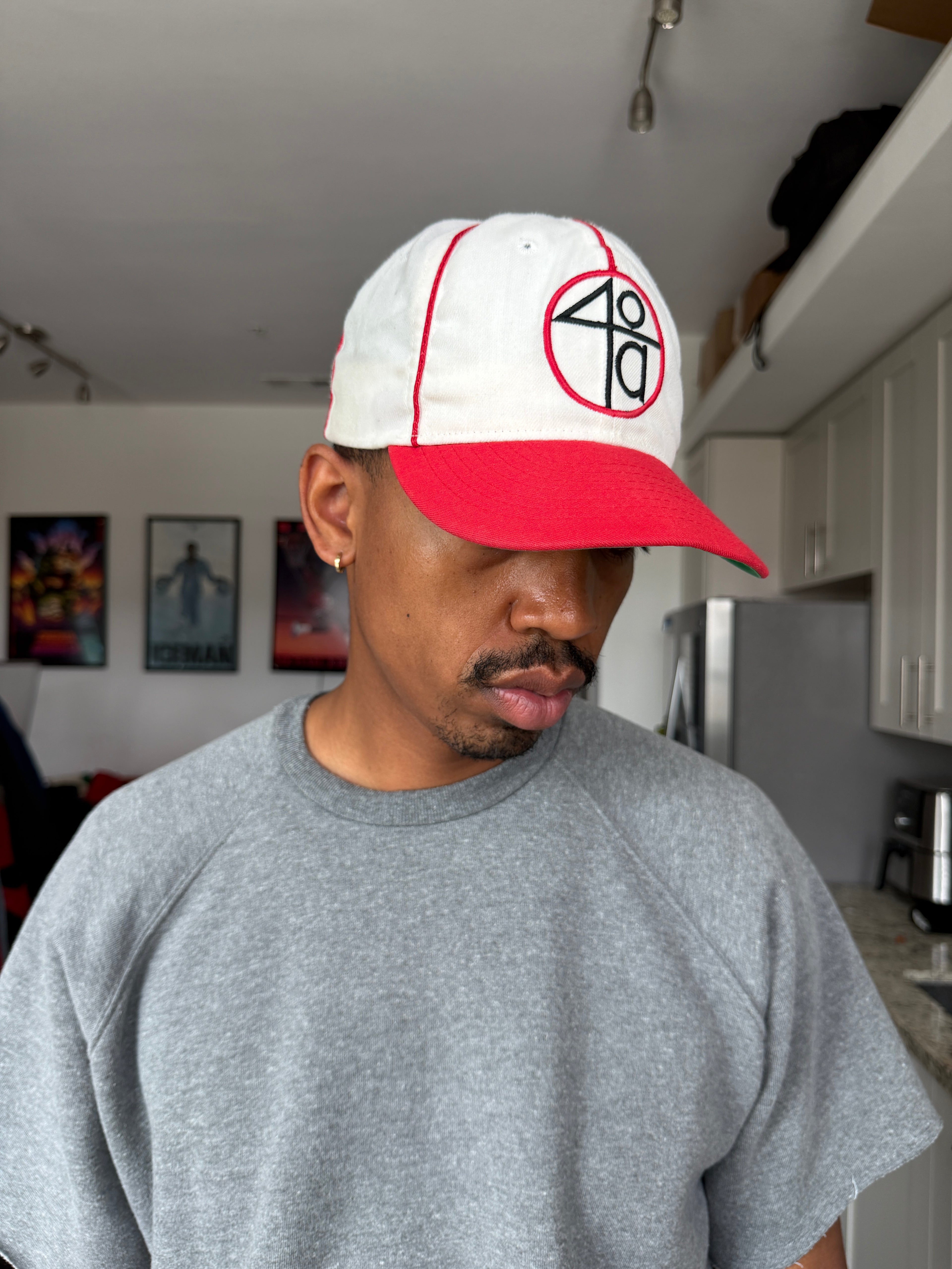 40 Acres and a Mule White & Red Baseball Cap