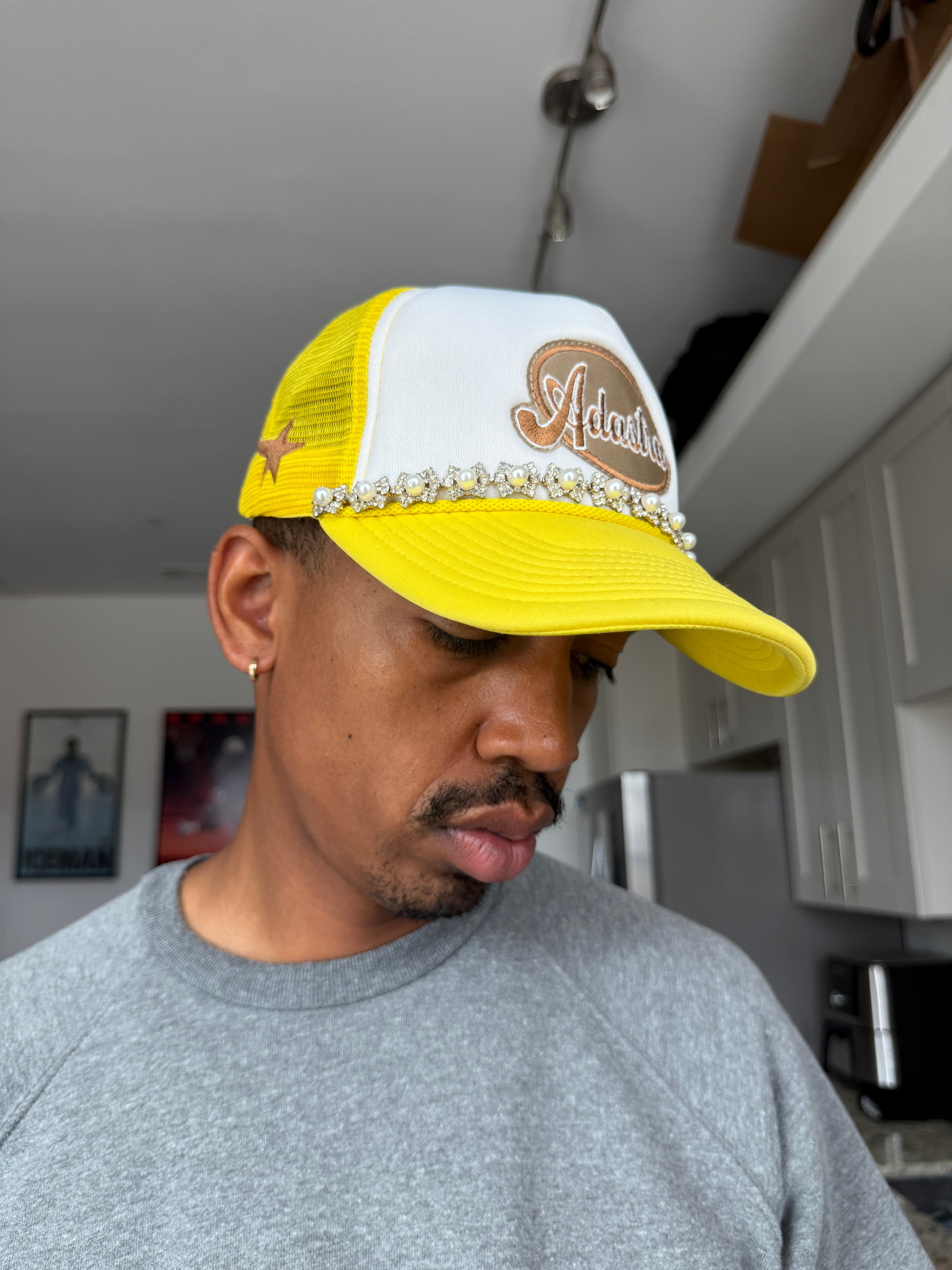 Adastral Yellow & White Trucker Cap