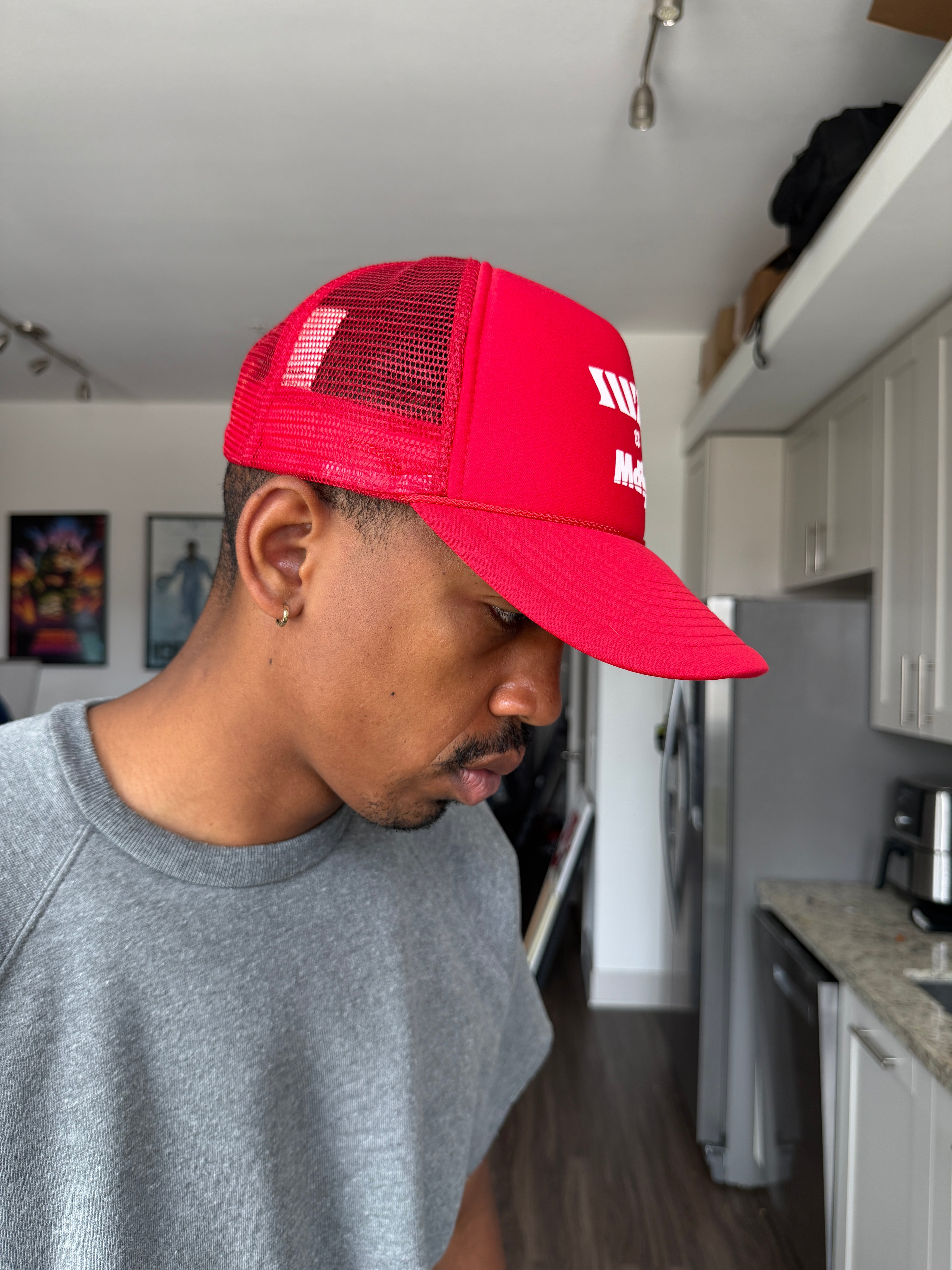 McFlyy x VAV Red Trucker Cap