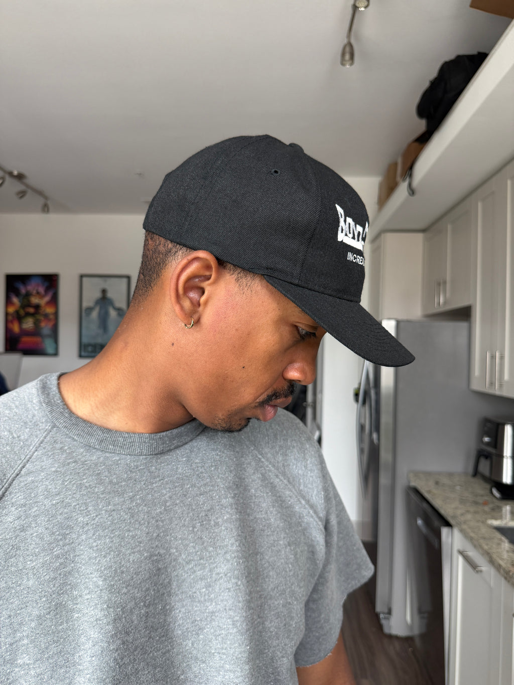Vintage Boyz in the Hood Black Snapback Cap