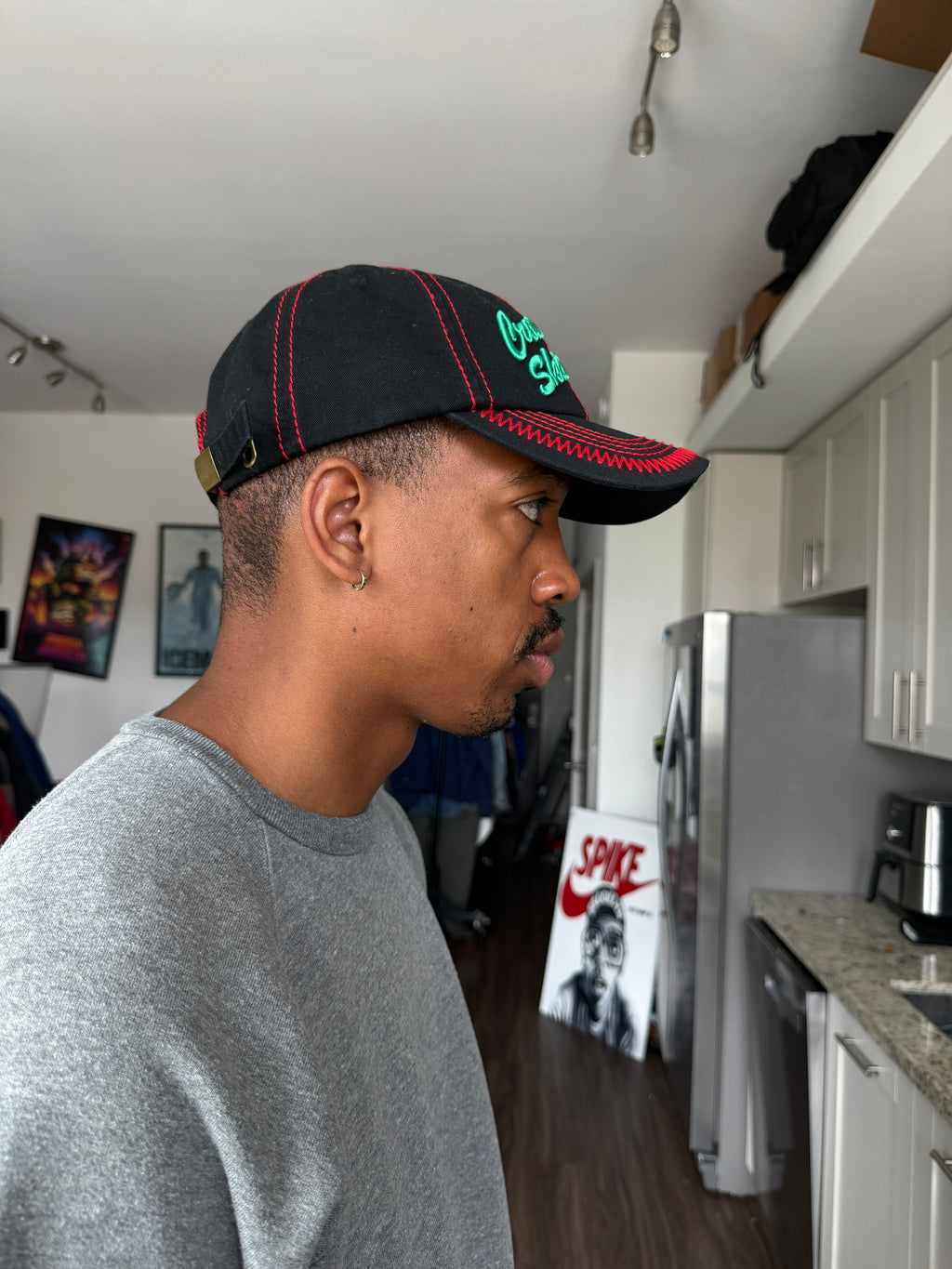 Crenshaw Skate Club Black Cap