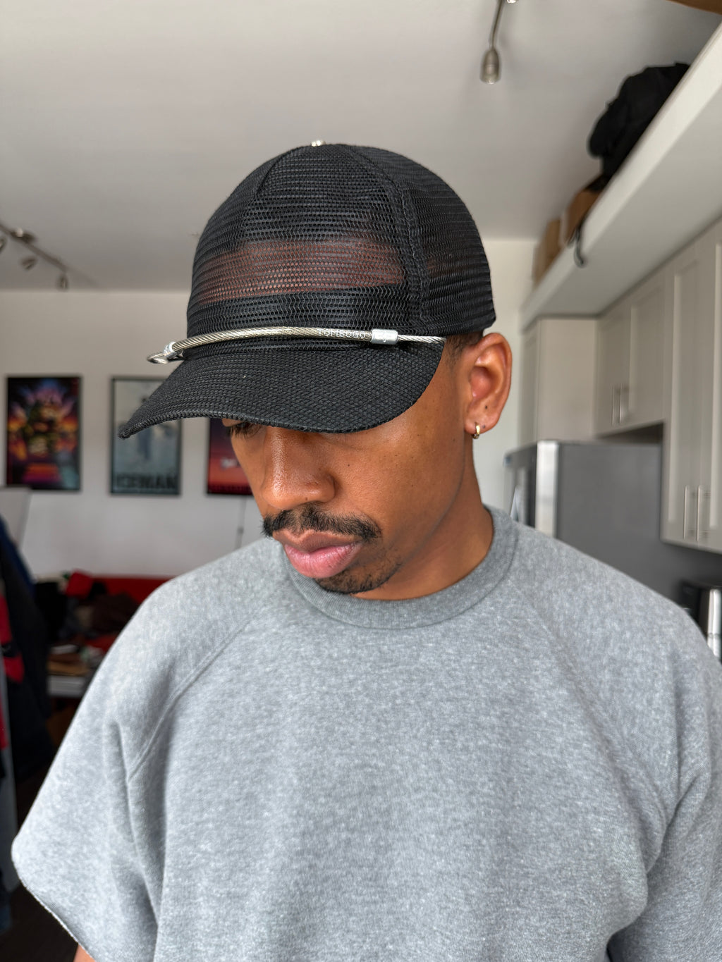 TOMBOgo Bike Chain Black Mesh Trucker Hat