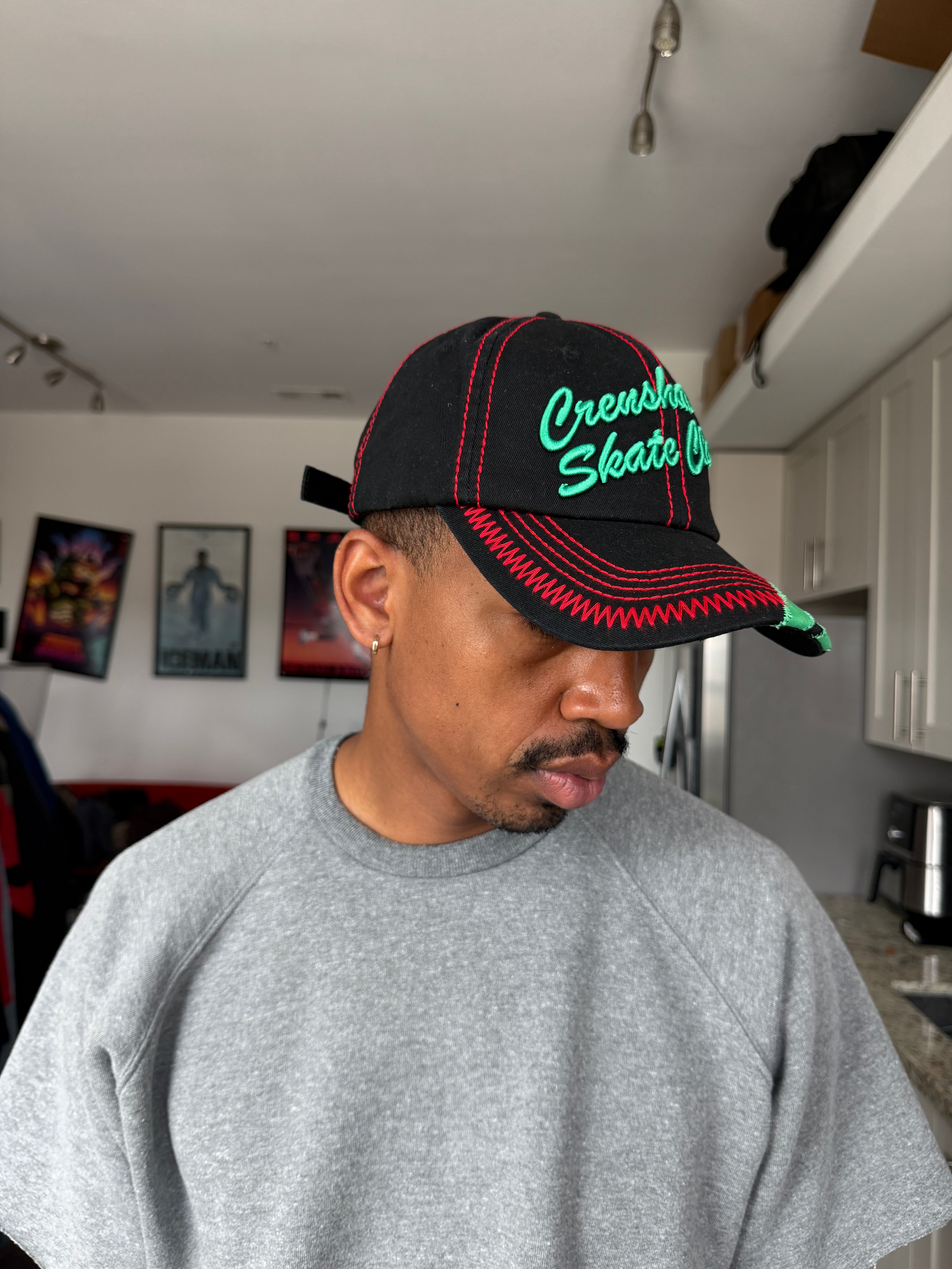Crenshaw Skate Club Black Cap